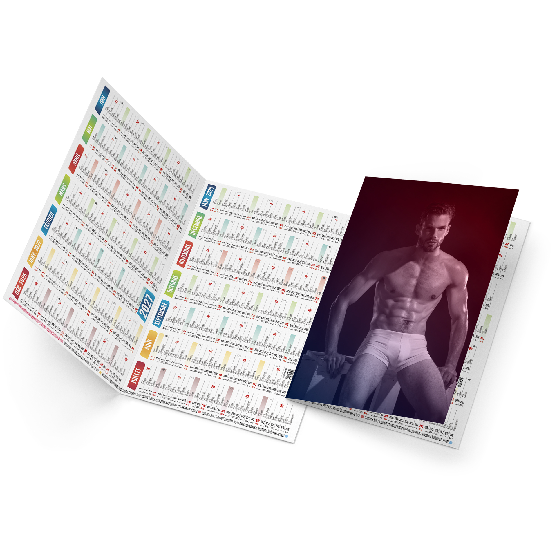 Adam 2027 – Calendrier avec logo - vue 3