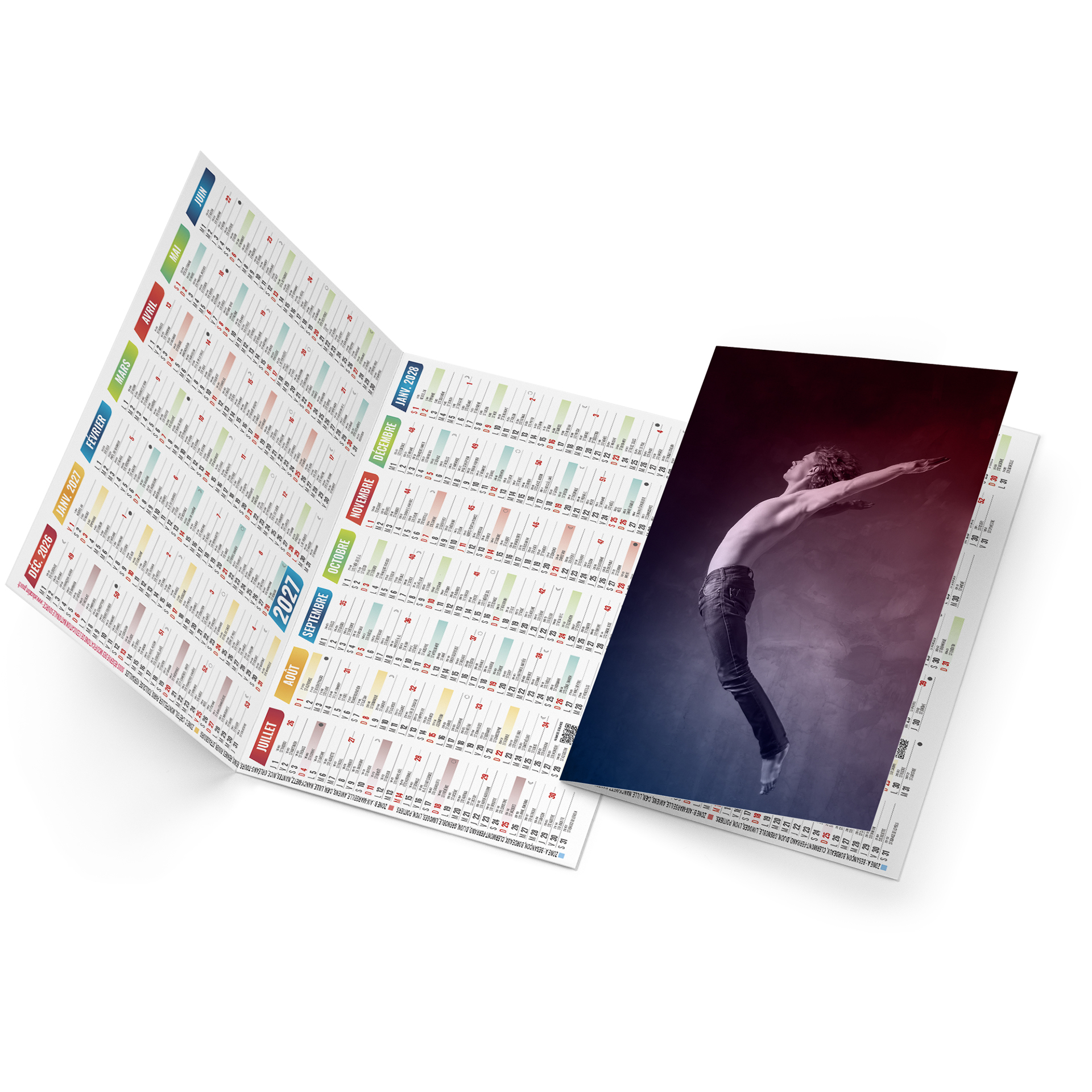 Adam 2027 – Calendrier avec logo - vue 4