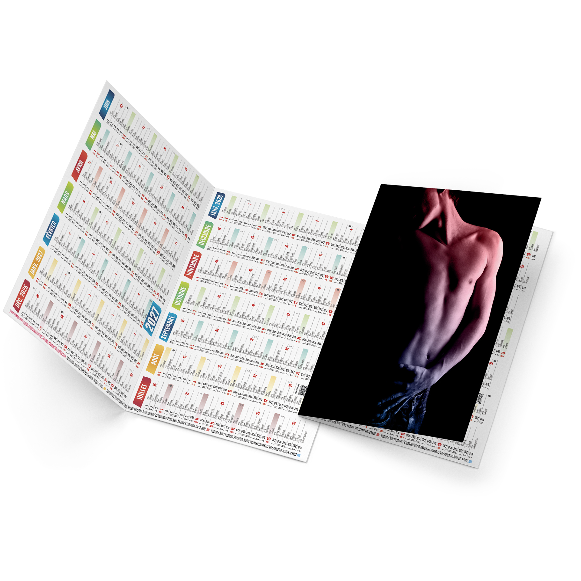 Adam 2027 – Calendrier avec logo - vue 1