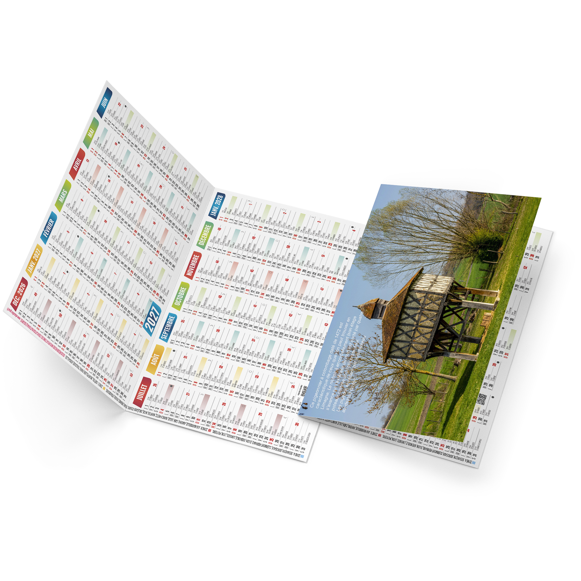 Ange 2027 – Calendrier avec logo - vue 2