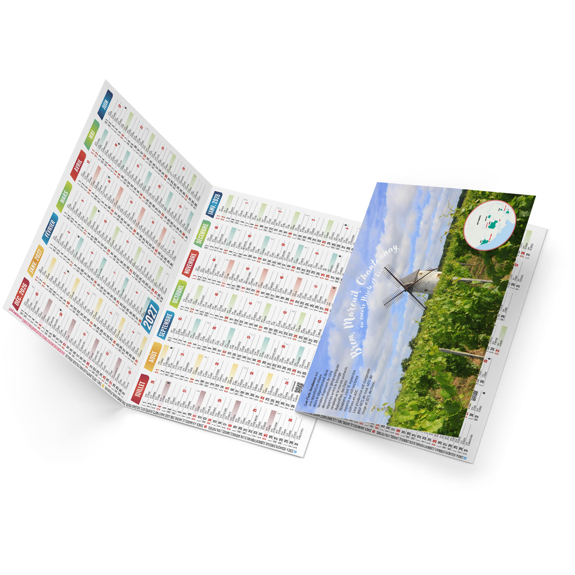 Arthur 2027 – Calendrier avec logo - vue 4