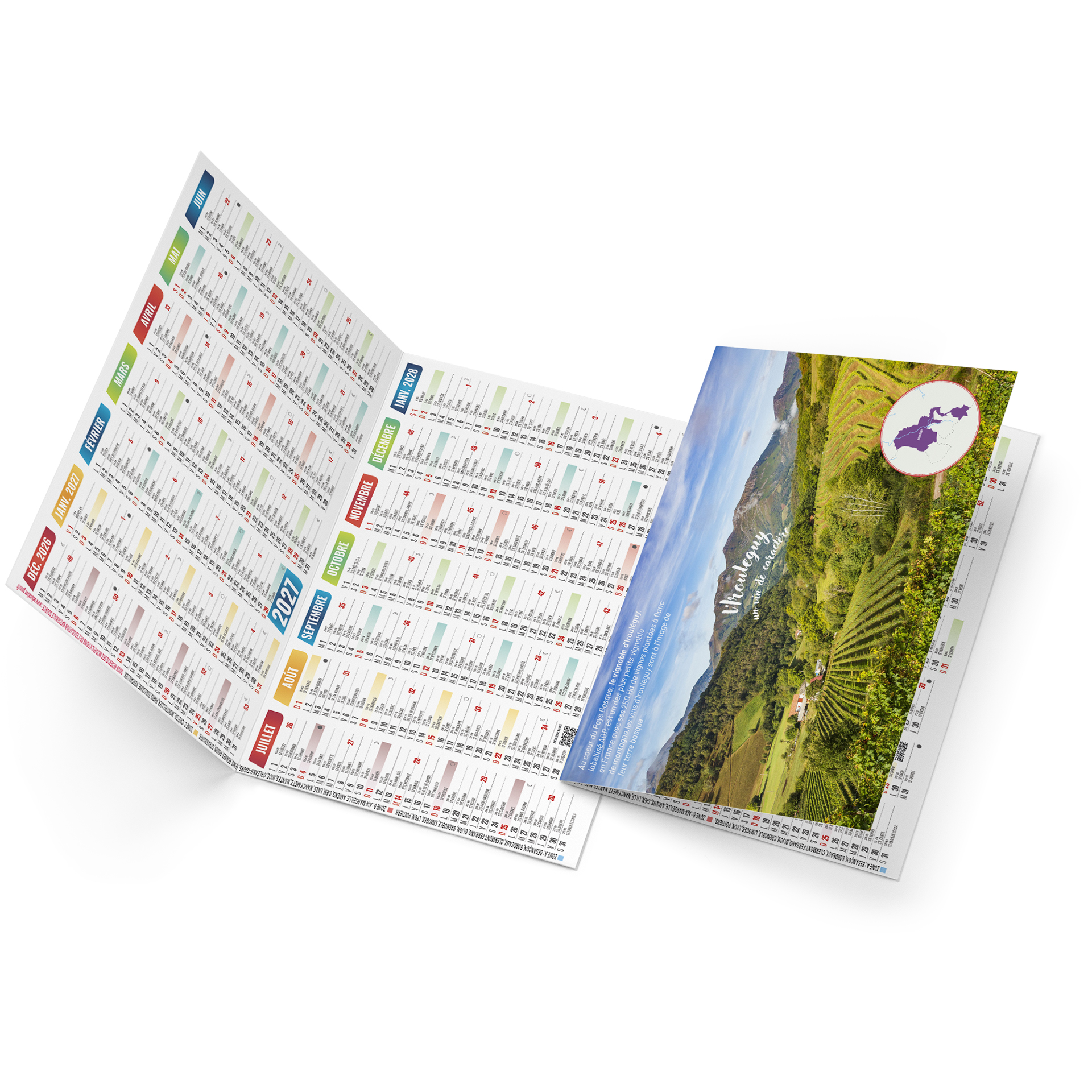 Arthur 2027 – Calendrier avec logo - vue 1