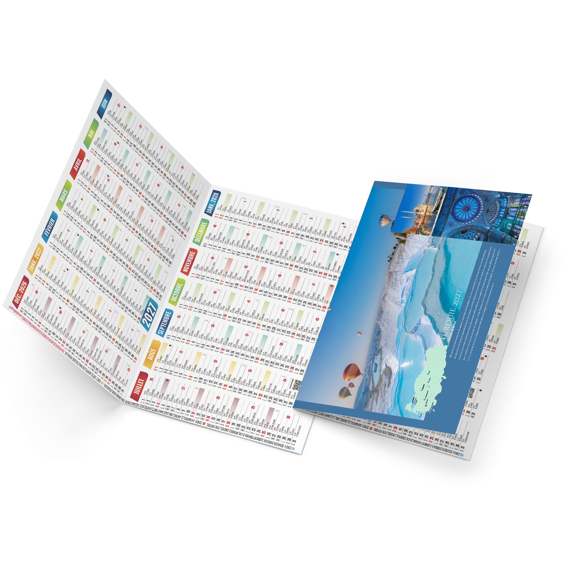 Baptiste 2027 – Calendrier avec logo - vue 2