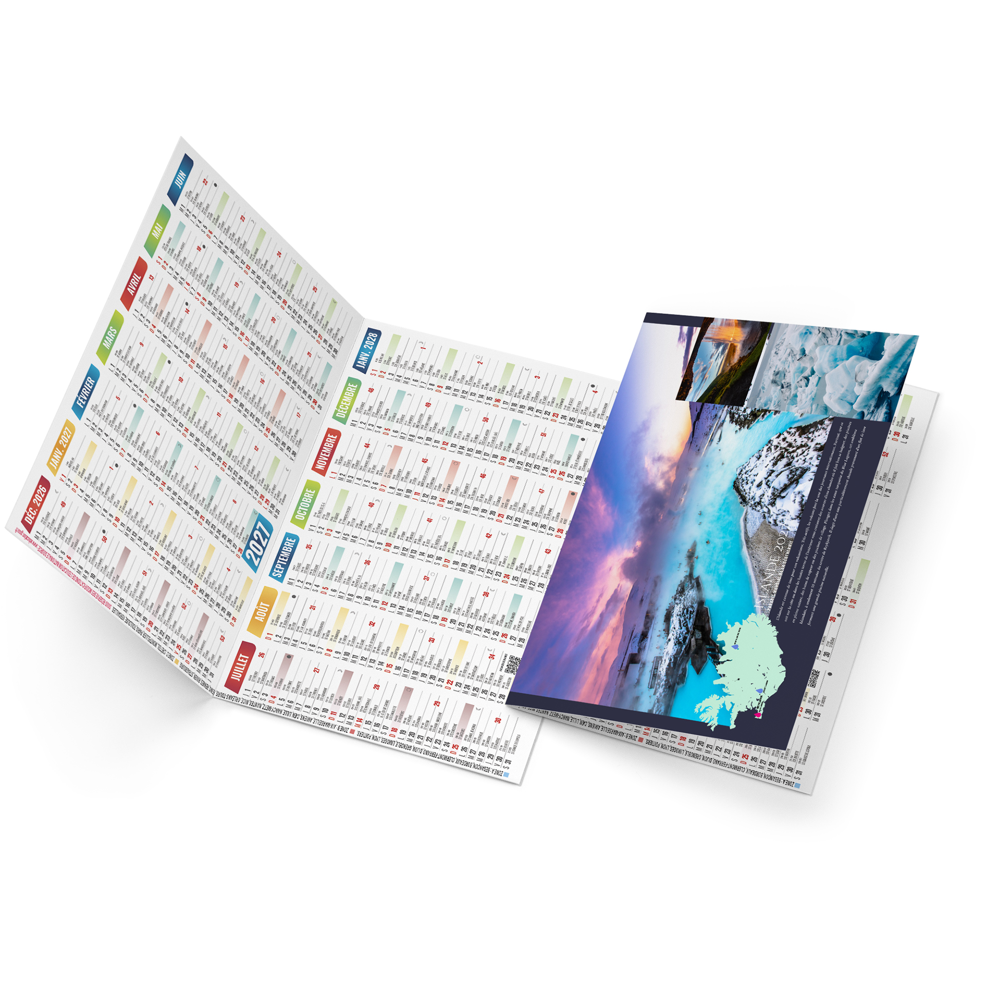 Baptiste 2027 – Calendrier avec logo - vue 3