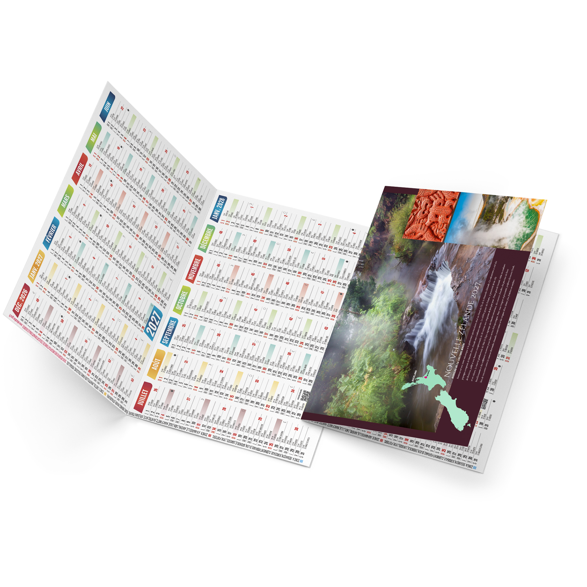 Baptiste 2027 – Calendrier avec logo - vue 4