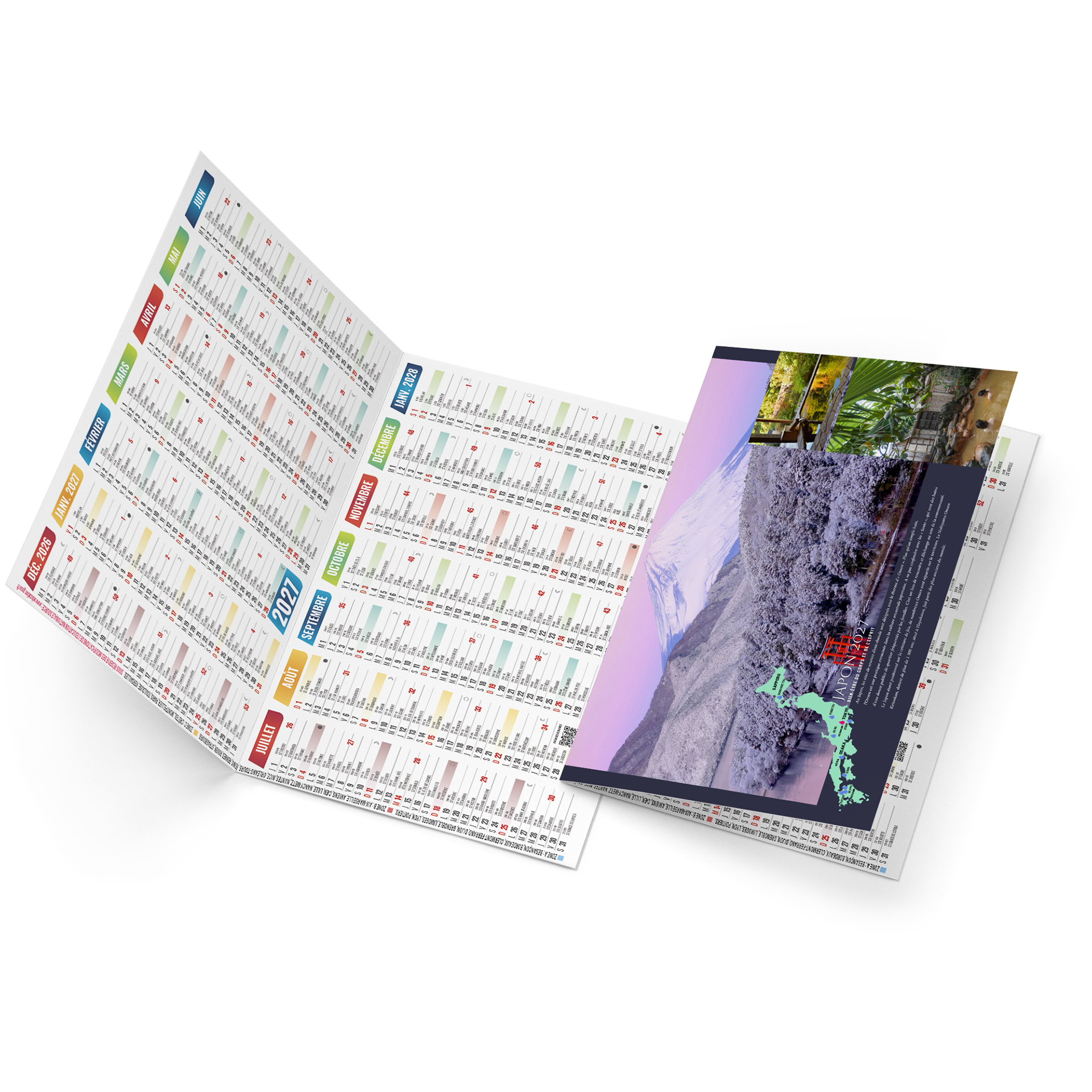 Baptiste 2027 – Calendrier avec logo - vue 1