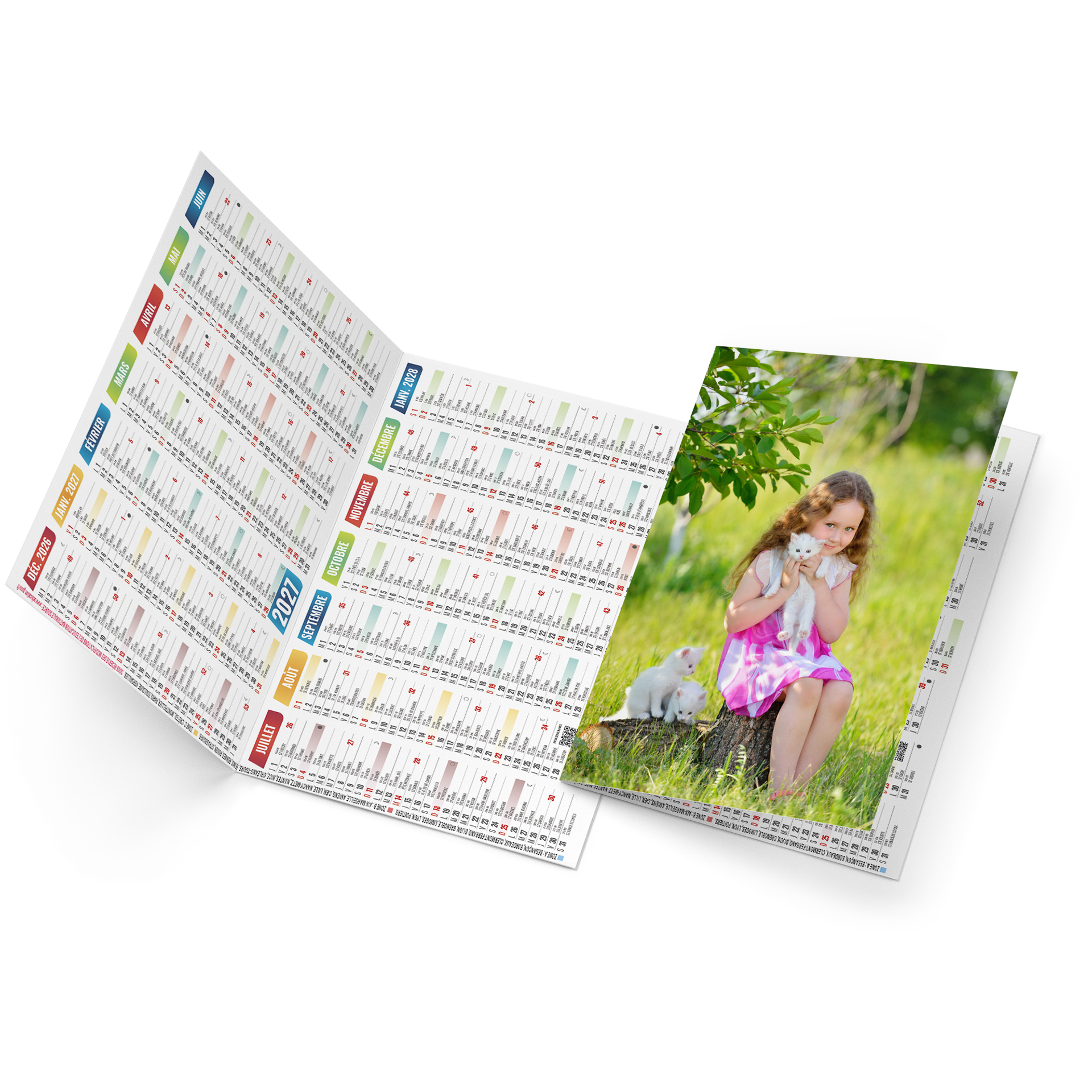 Chloé 2027 – Calendrier avec logo - vue 3