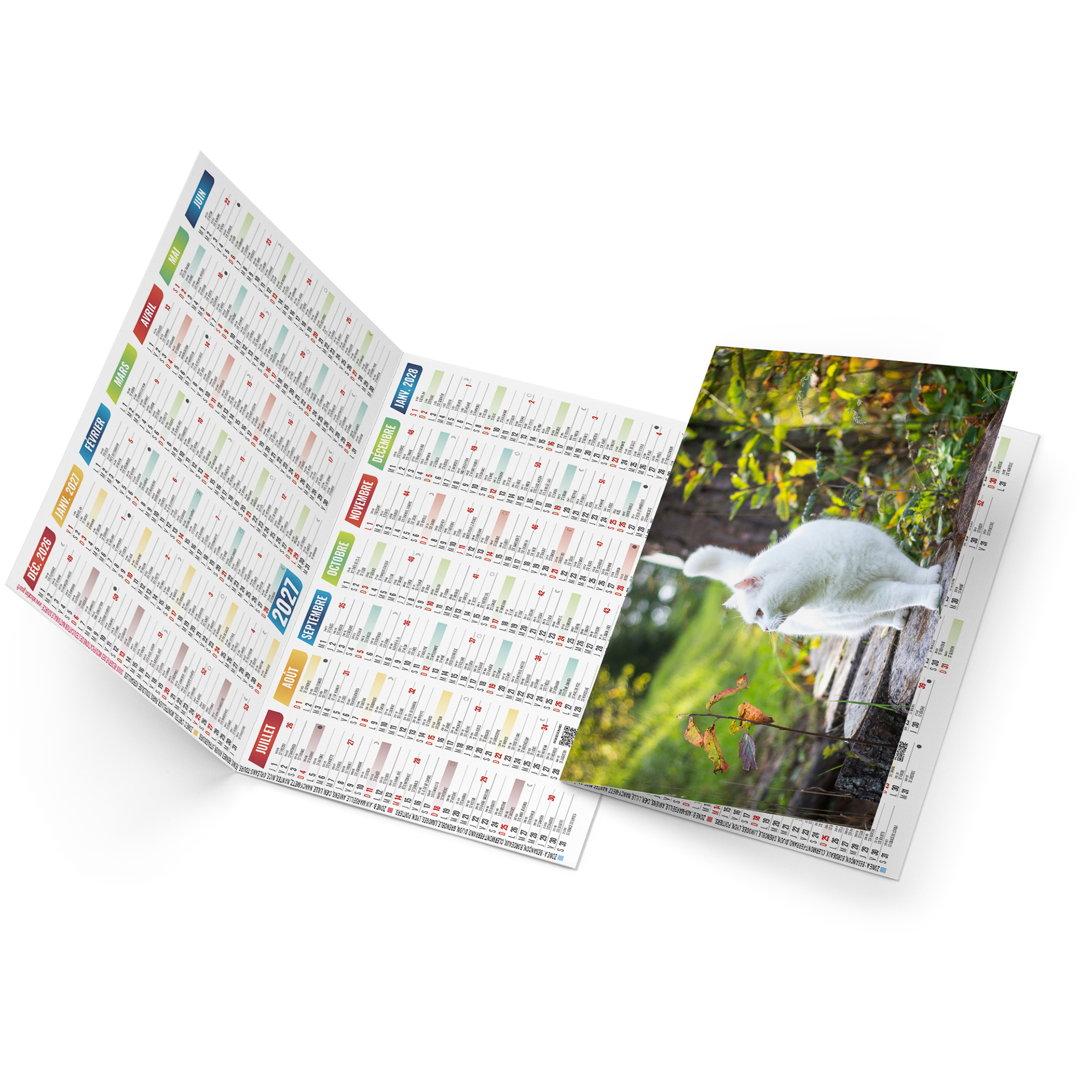Félix 2027 – Calendrier avec logo - vue 2