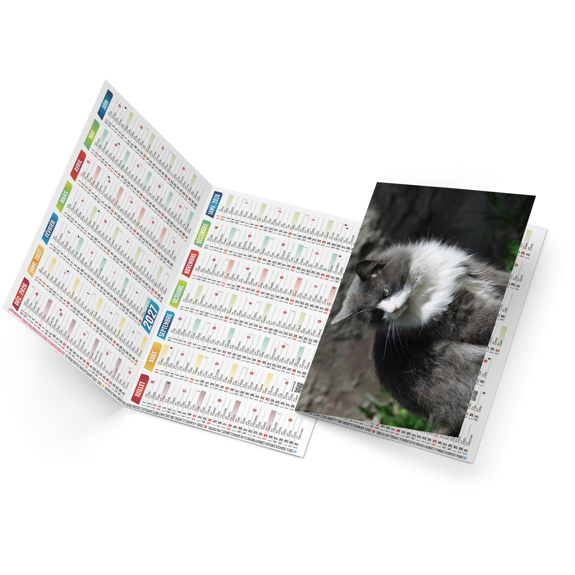 Félix 2027 – Calendrier avec logo - vue 3