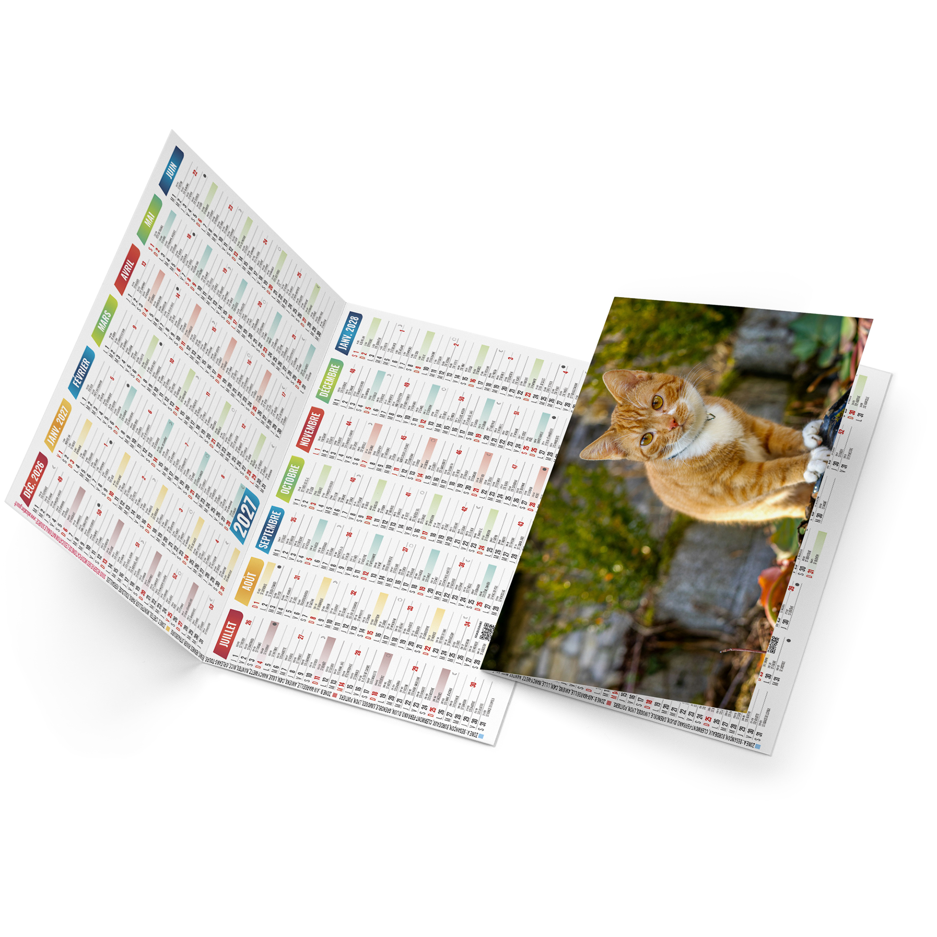 Félix 2027 – Calendrier avec logo - vue 1