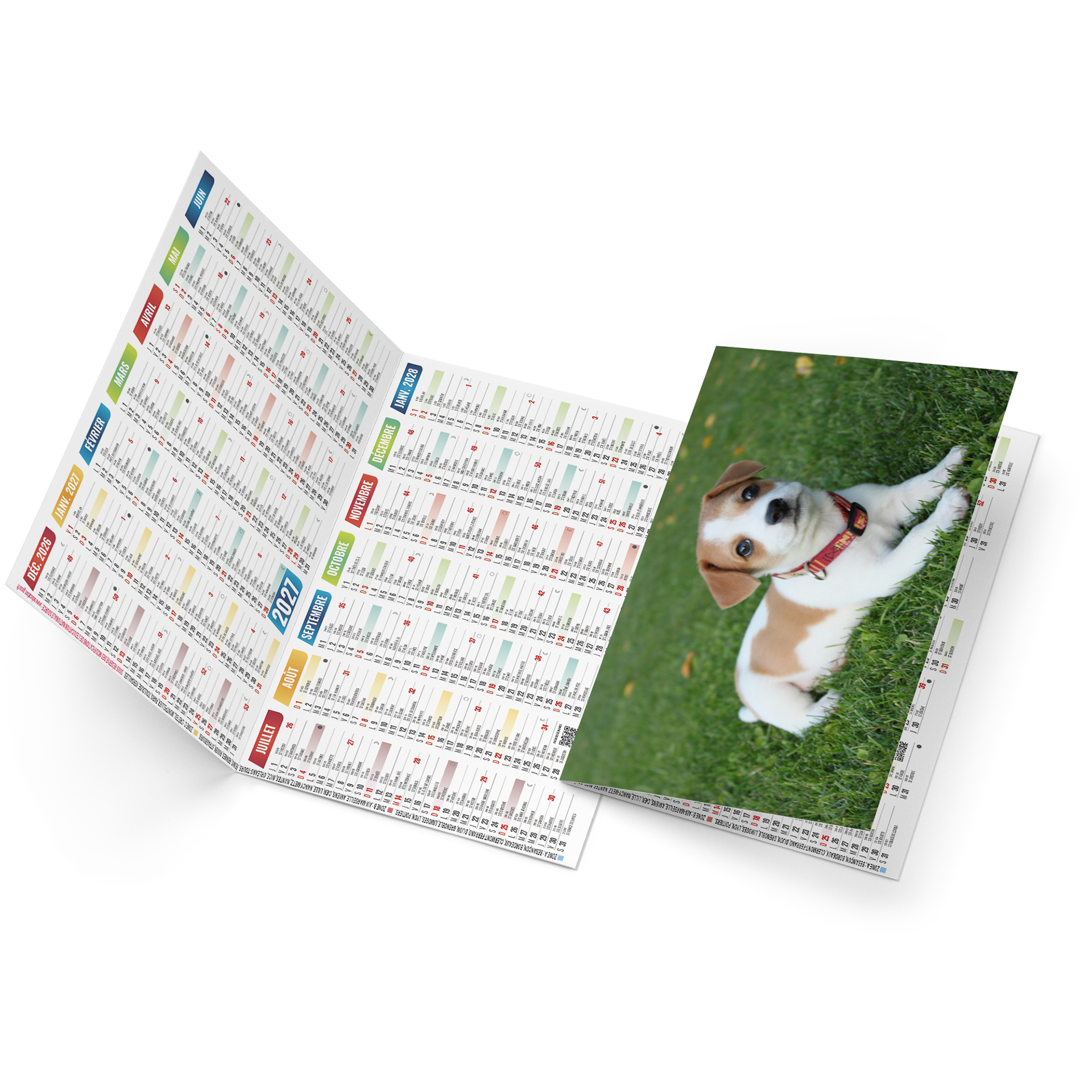 Fidèle 2027 – Calendrier avec logo - vue 2