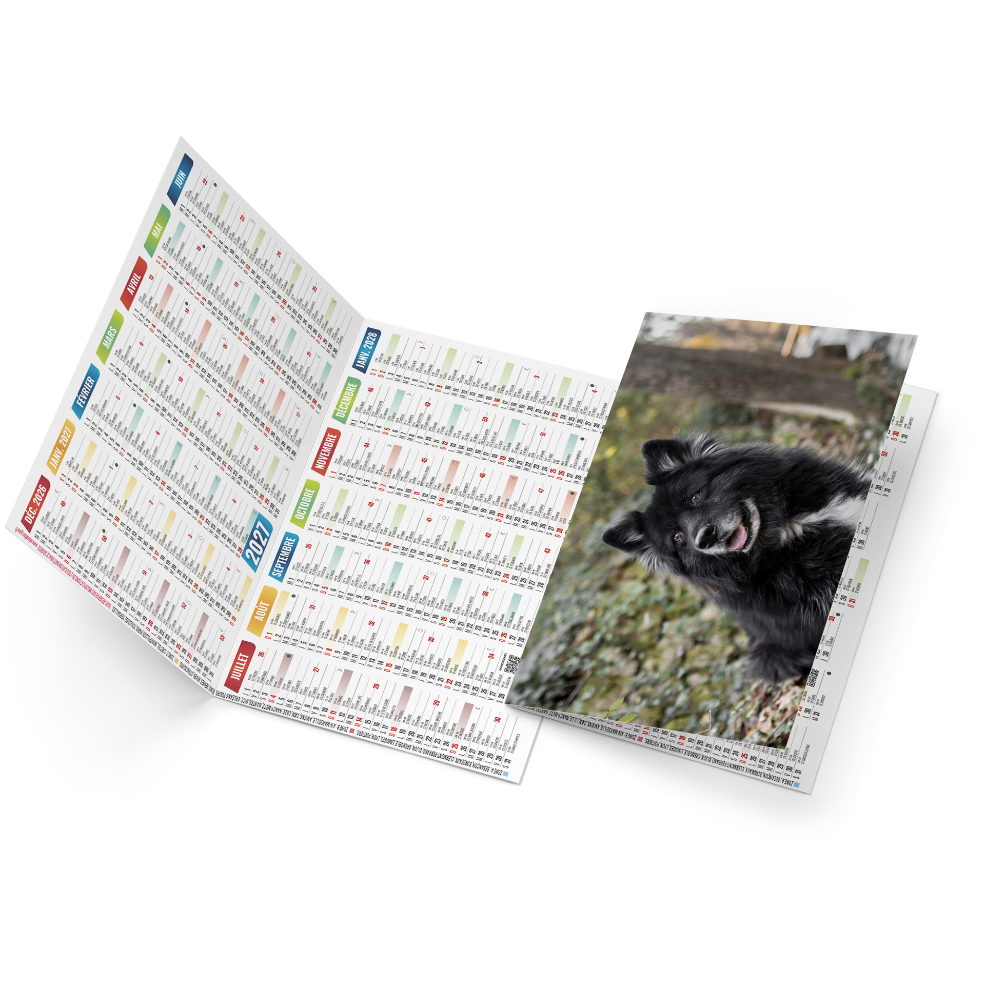Fidèle 2027 – Calendrier avec logo - vue 3
