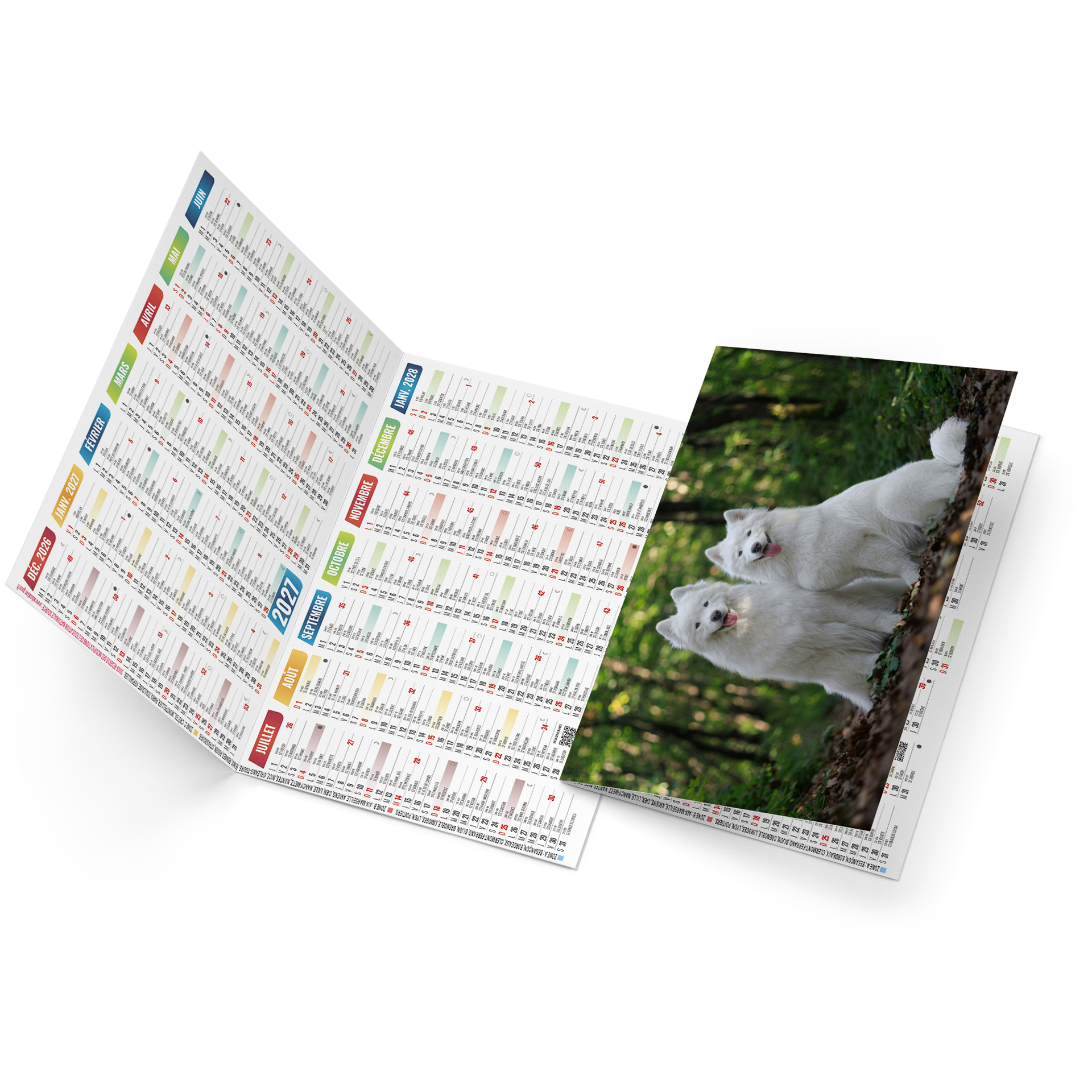 Fidèle 2027 – Calendrier avec logo - vue 4