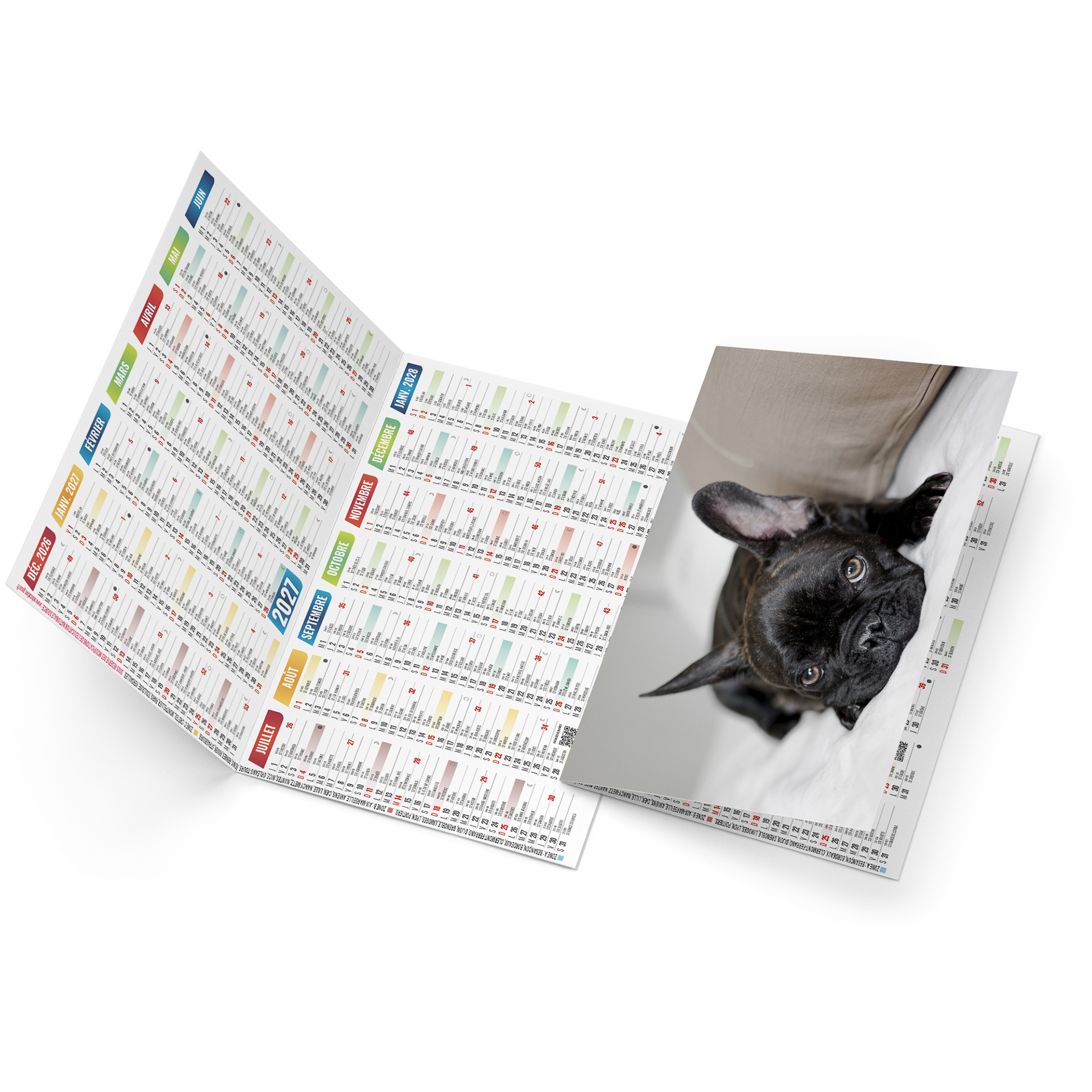 Fidèle 2027 – Calendrier avec logo - vue 1
