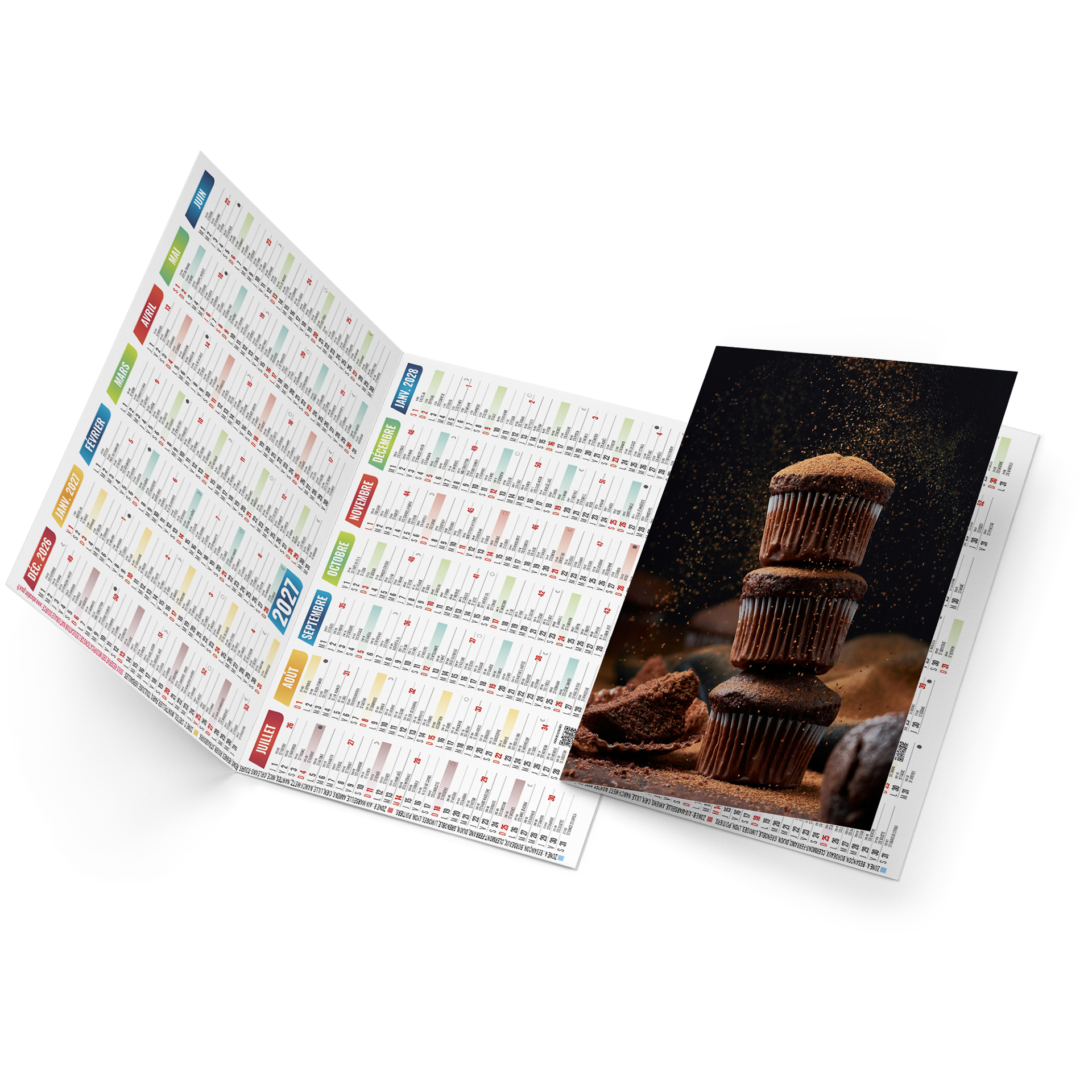 Kim 2027 – Calendrier avec logo - vue 2