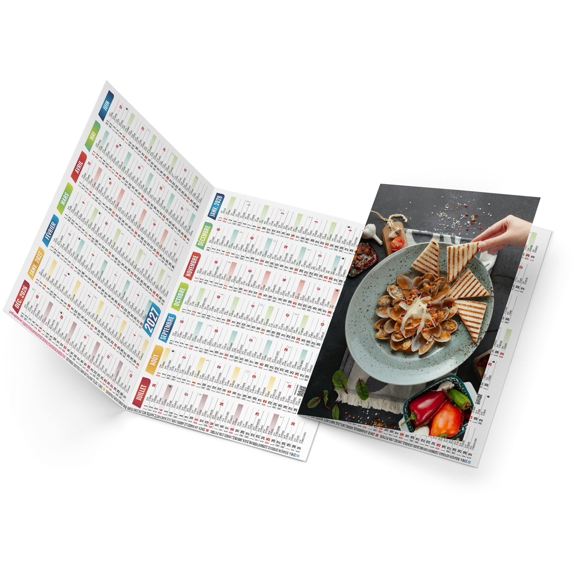 Kim 2027 – Calendrier avec logo - vue 3