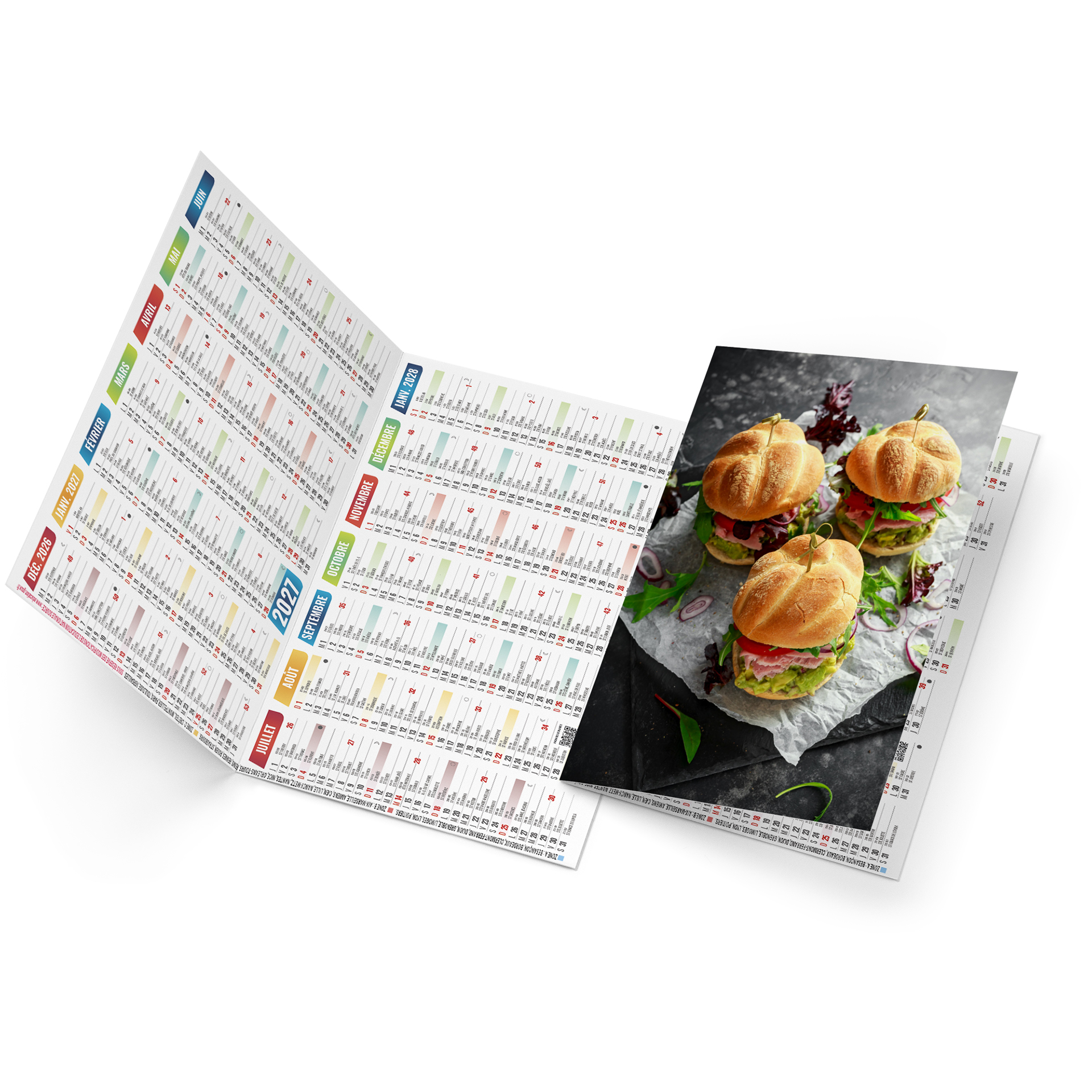 Kim 2027 – Calendrier avec logo - vue 4