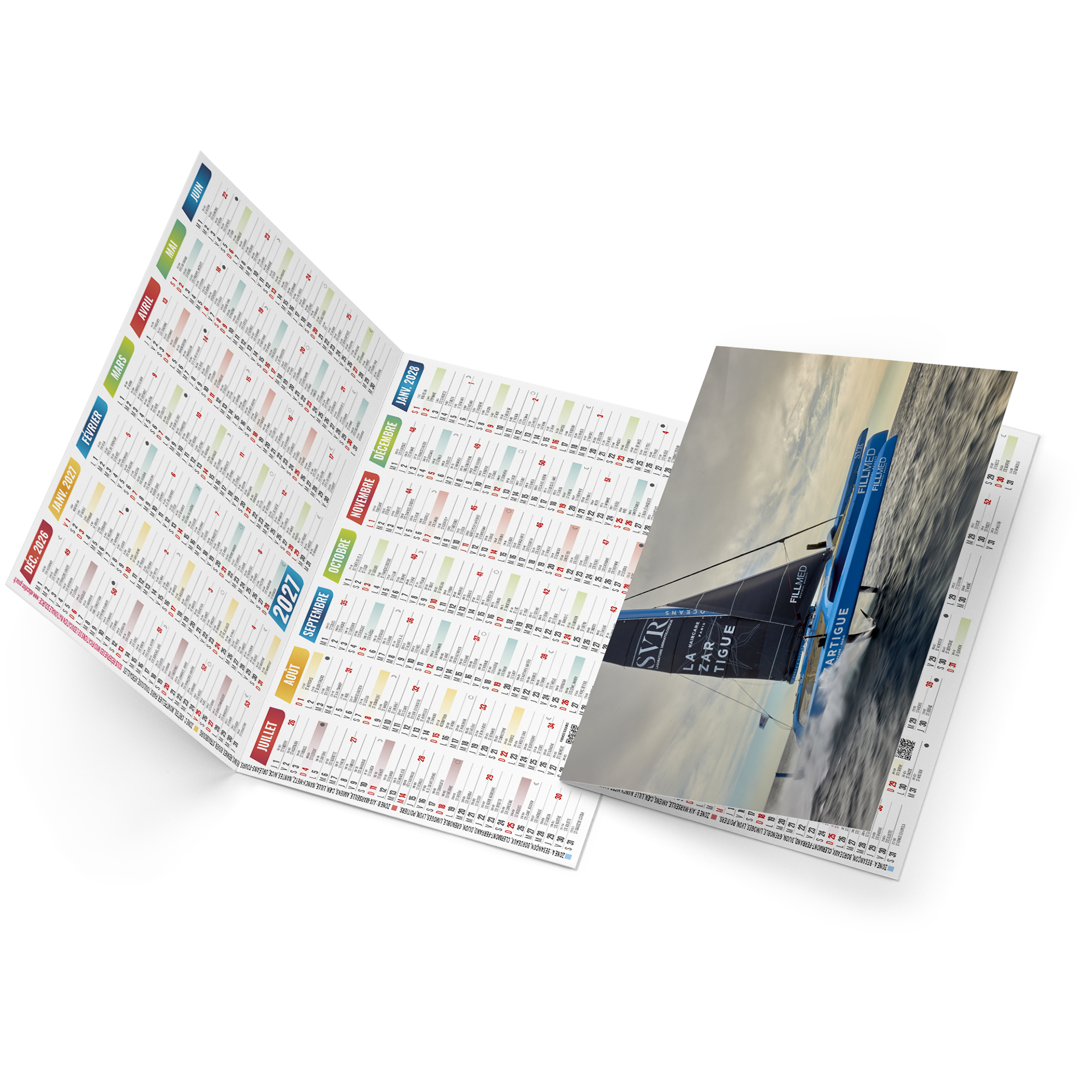 Loïc 2027 – Calendrier avec logo - vue 3
