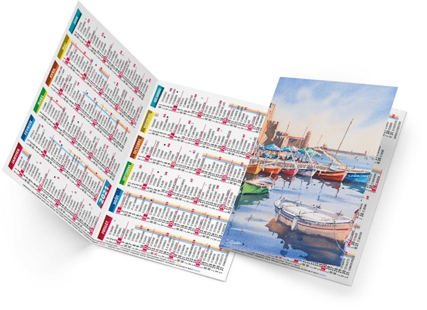 Calendrier De Poche Illustre De Peintures Marines calendrier 2021 christian graniou