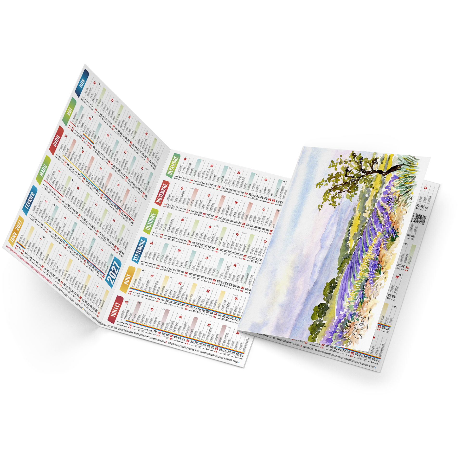 Marco 2027 – Calendrier avec logo - vue 2