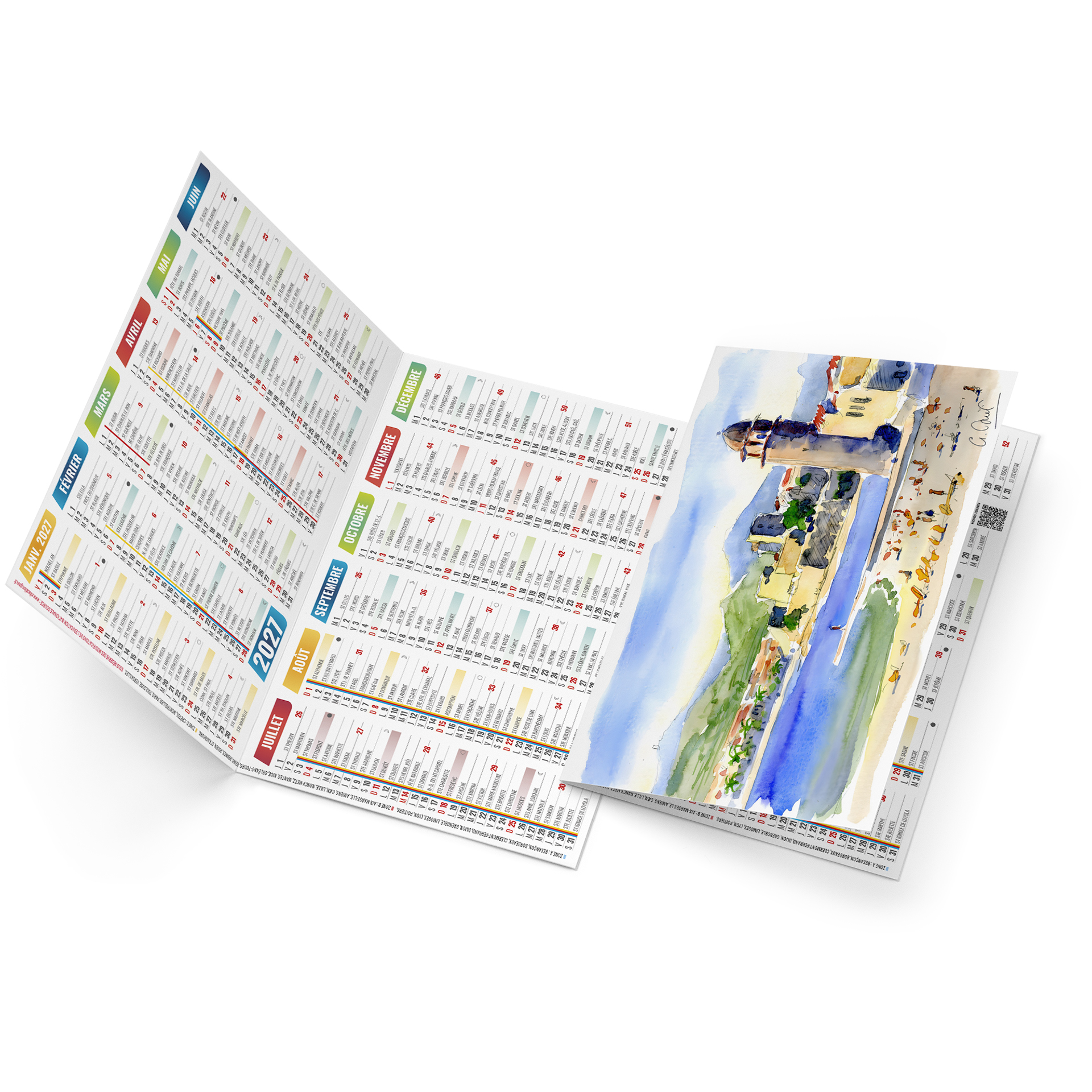 Marco 2027 – Calendrier avec logo - vue 4