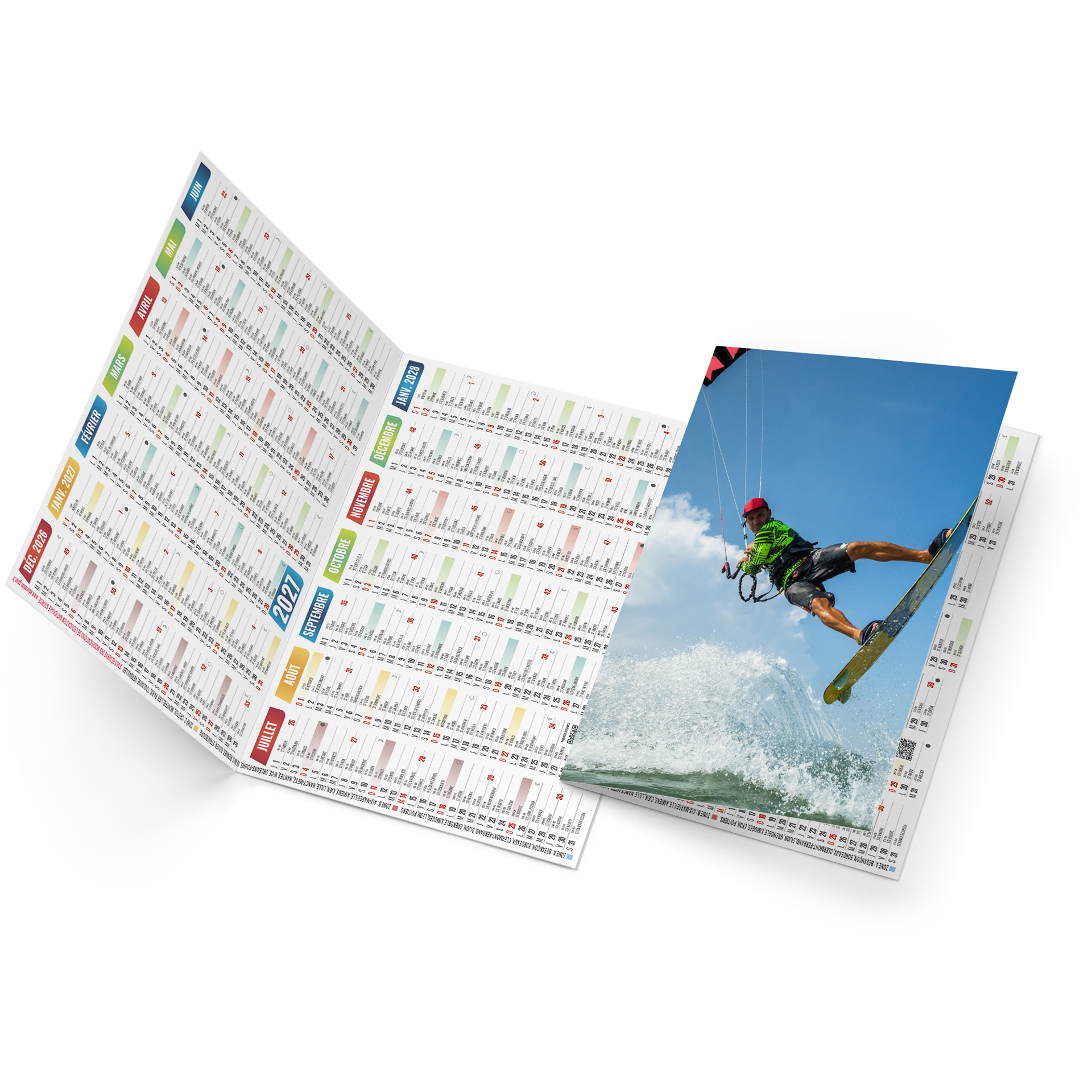 Philippe 2027 – Calendrier avec logo - vue 3
