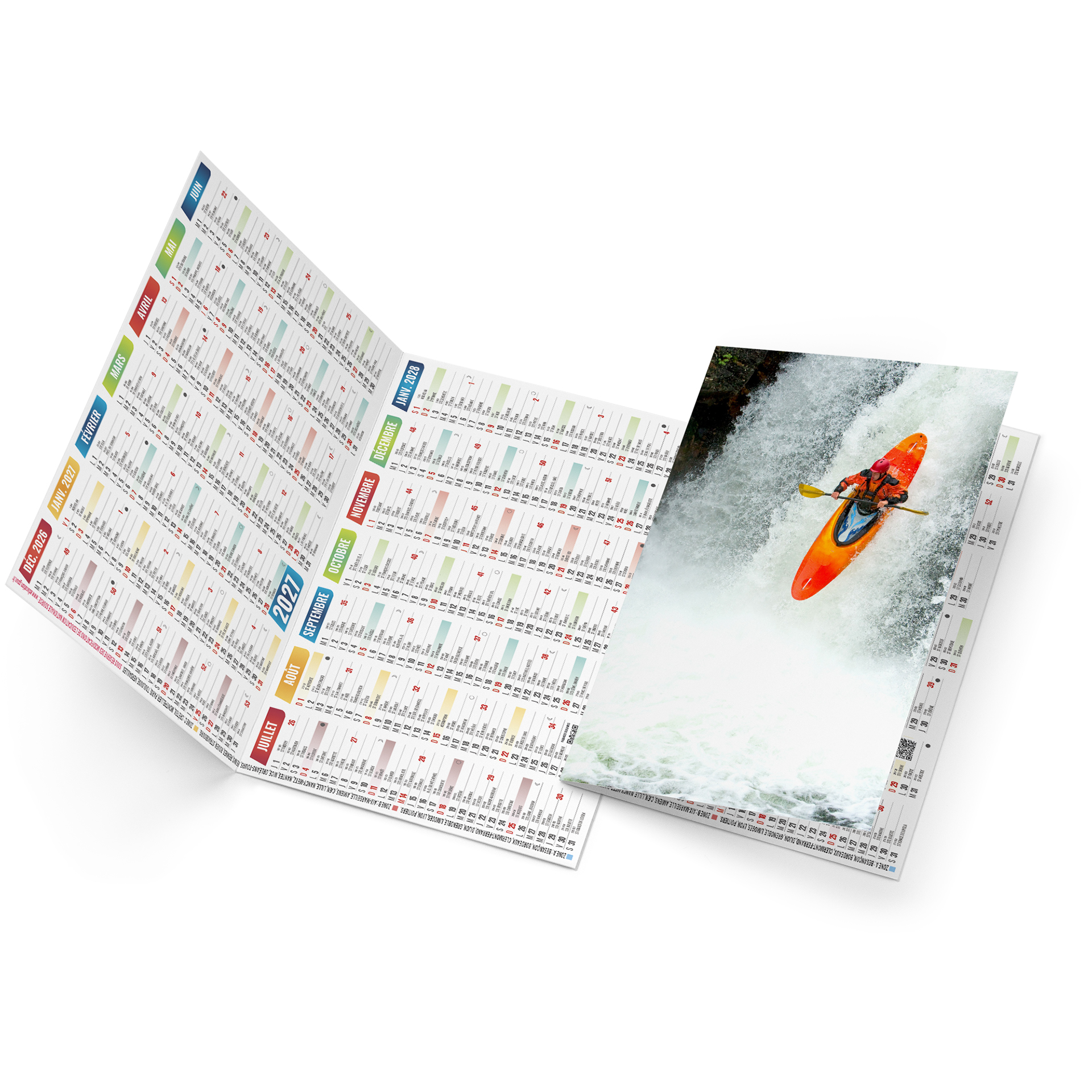 Philippe 2027 – Calendrier avec logo - vue 1