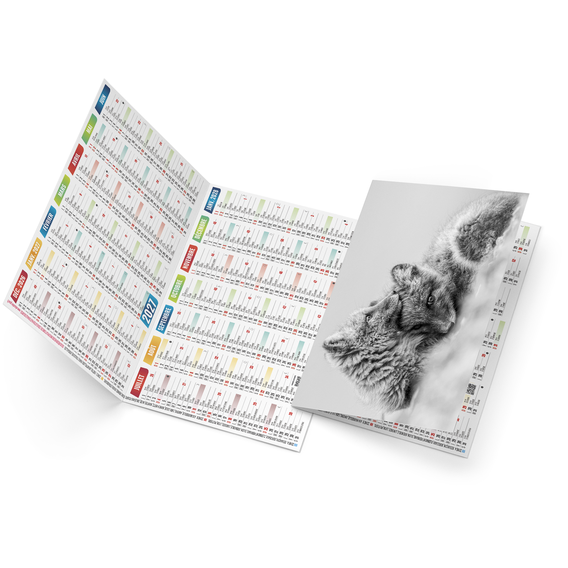 Tristan 2027 – Calendrier avec logo - vue 1