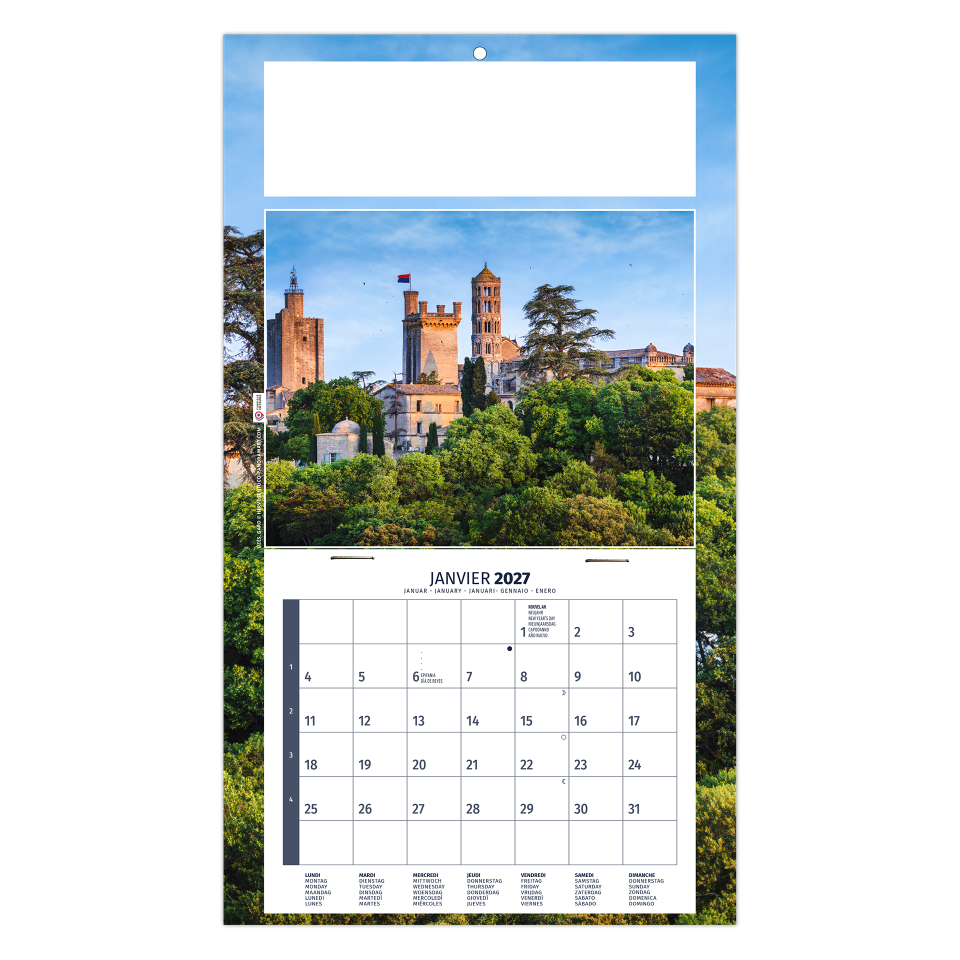 Alain 2027 – Calendrier avec logo - vue 2