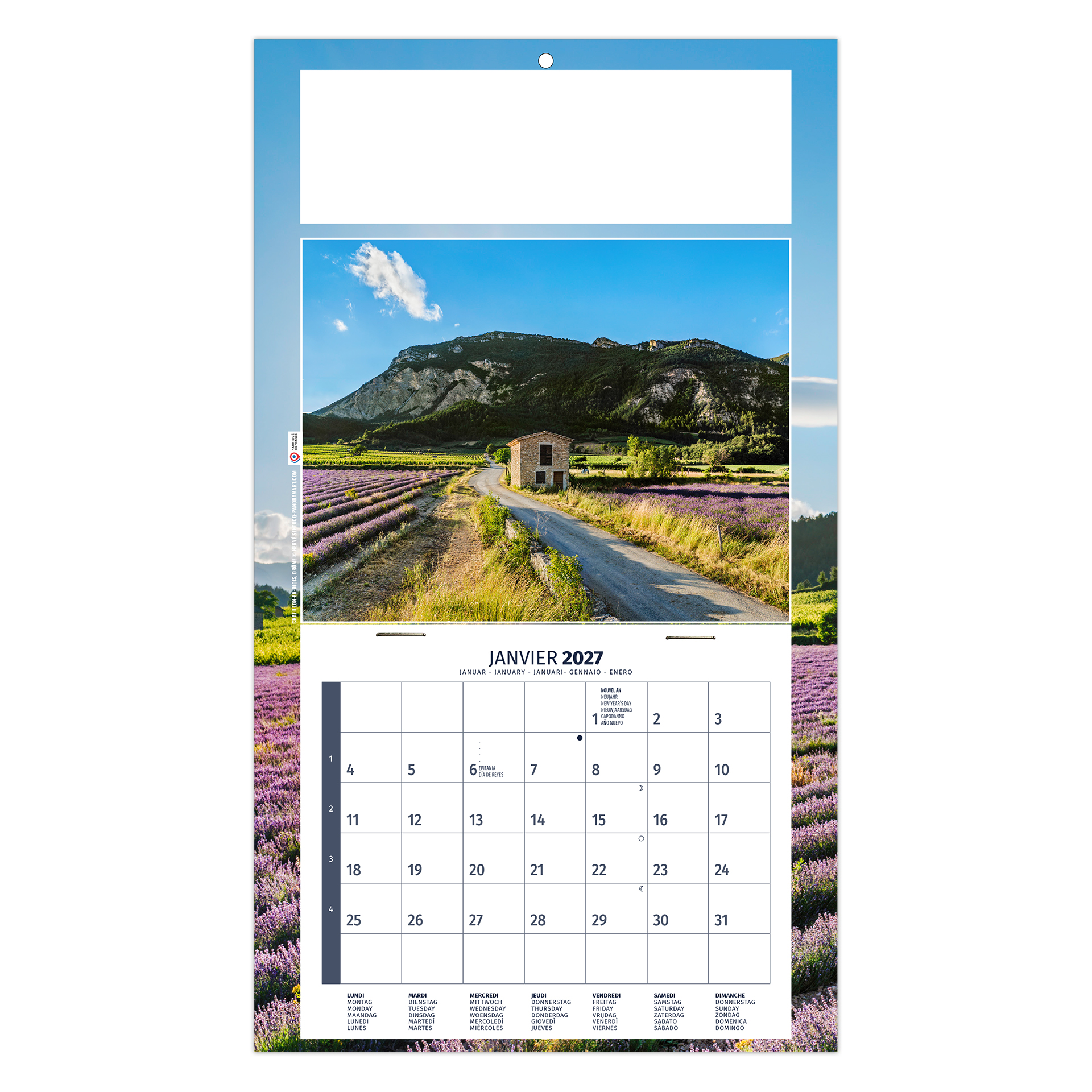 Alain 2027 – Calendrier avec logo - vue 3