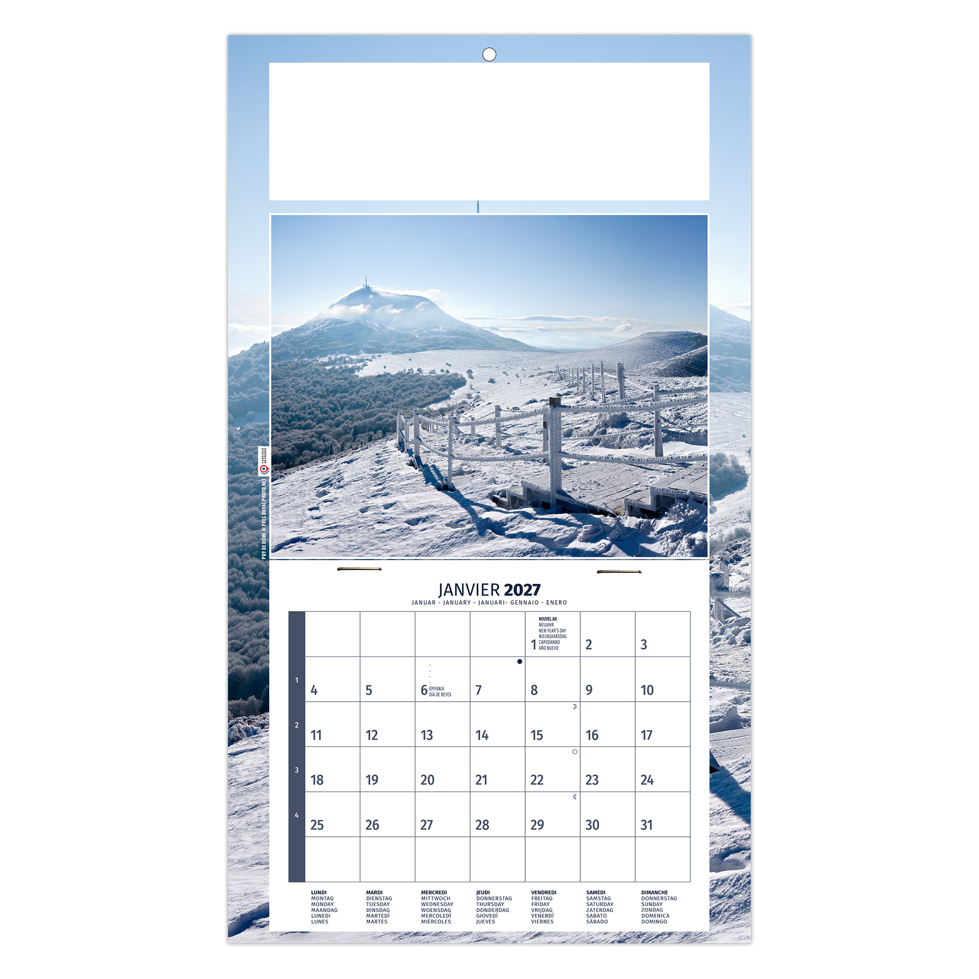 Alain 2027 – Calendrier avec logo - vue 4