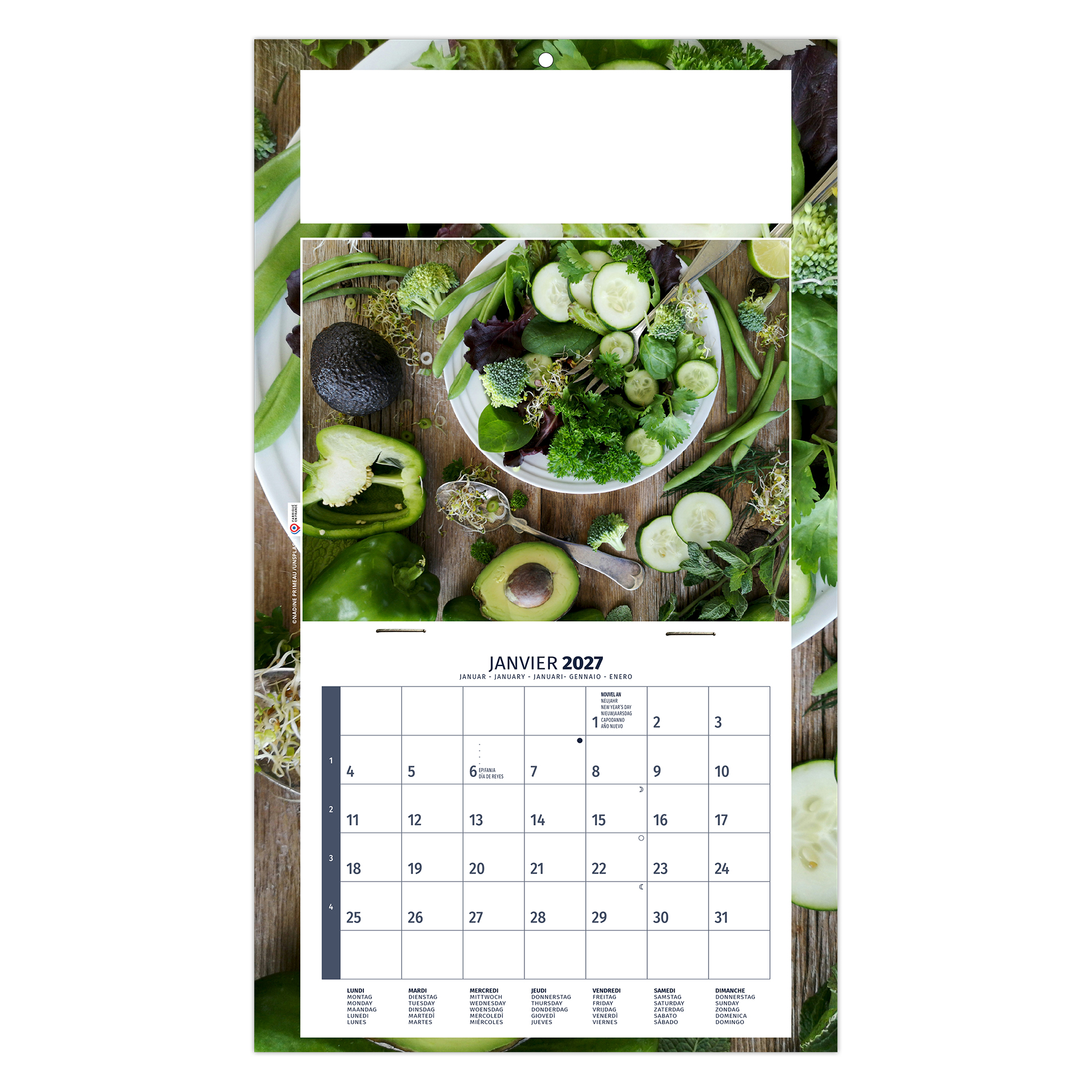 Diet 2027 – Calendrier avec logo - vue 4