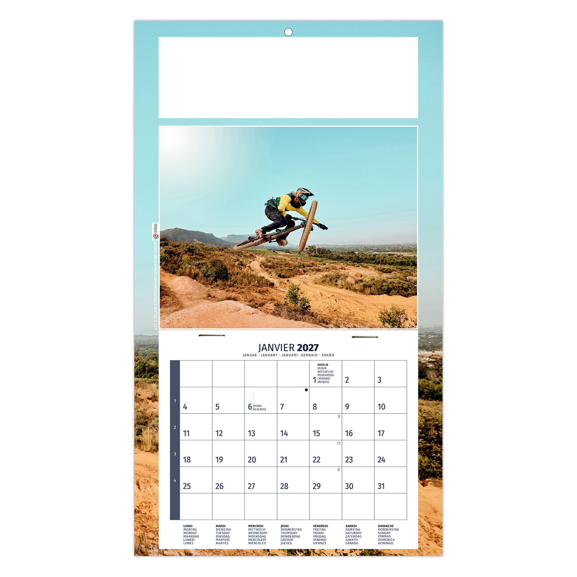 Kelly 2027 – Calendrier avec logo - vue 4