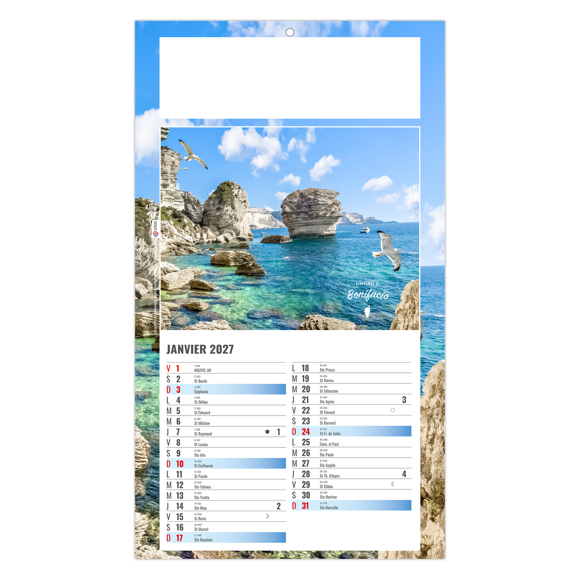 Luc 2027 – Calendrier avec logo - vue 4