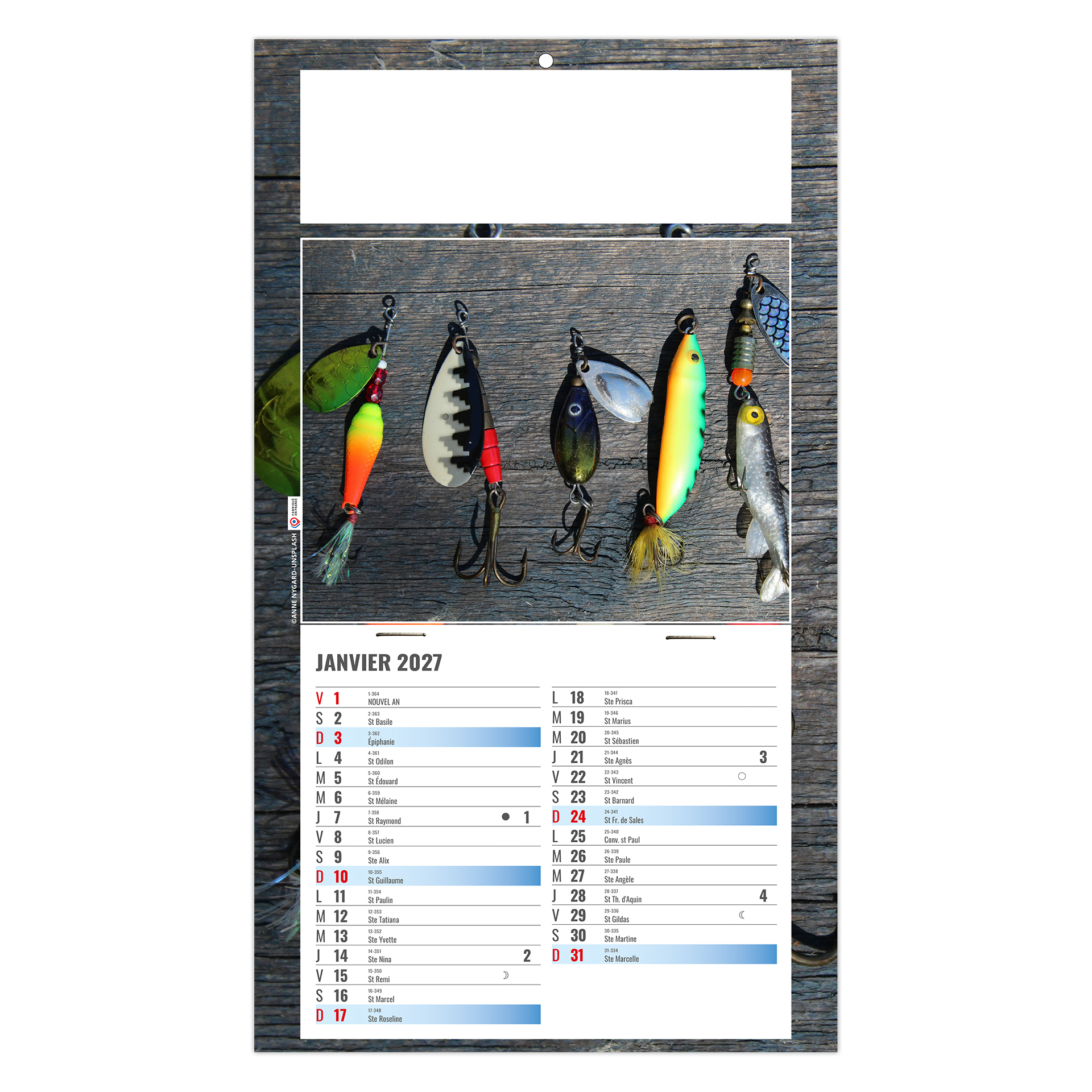 Max 2027 – Calendrier avec logo - vue 1