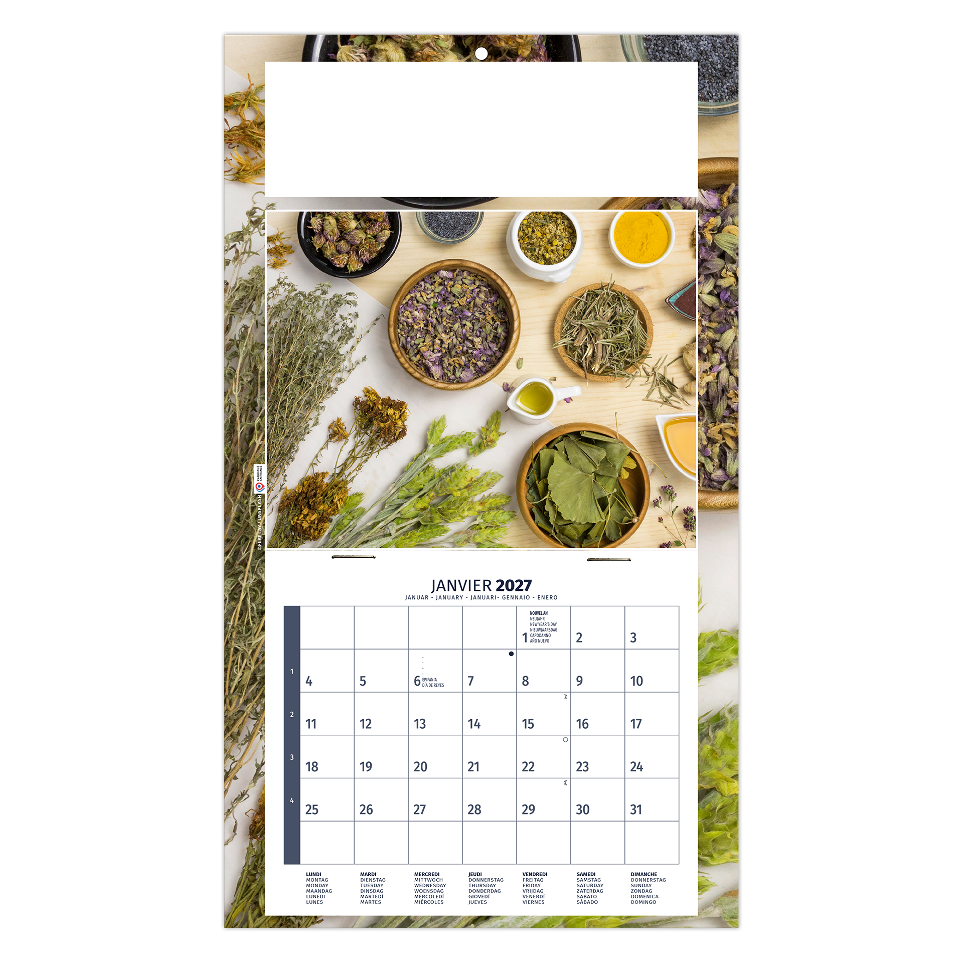 Phyto 2027 – Calendrier avec logo - vue 1