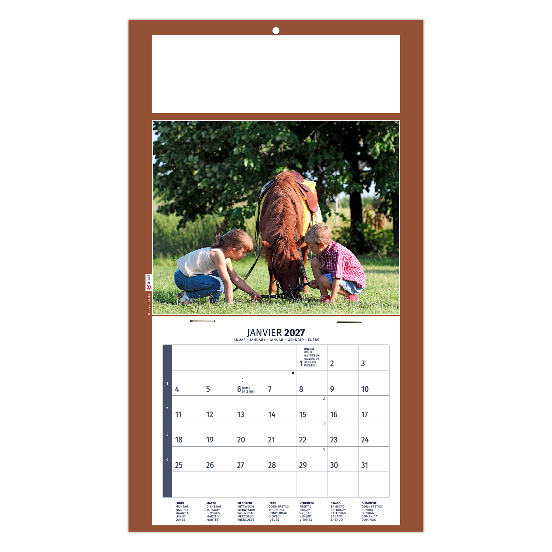 Rémi 2027 – Calendrier avec logo - vue 2
