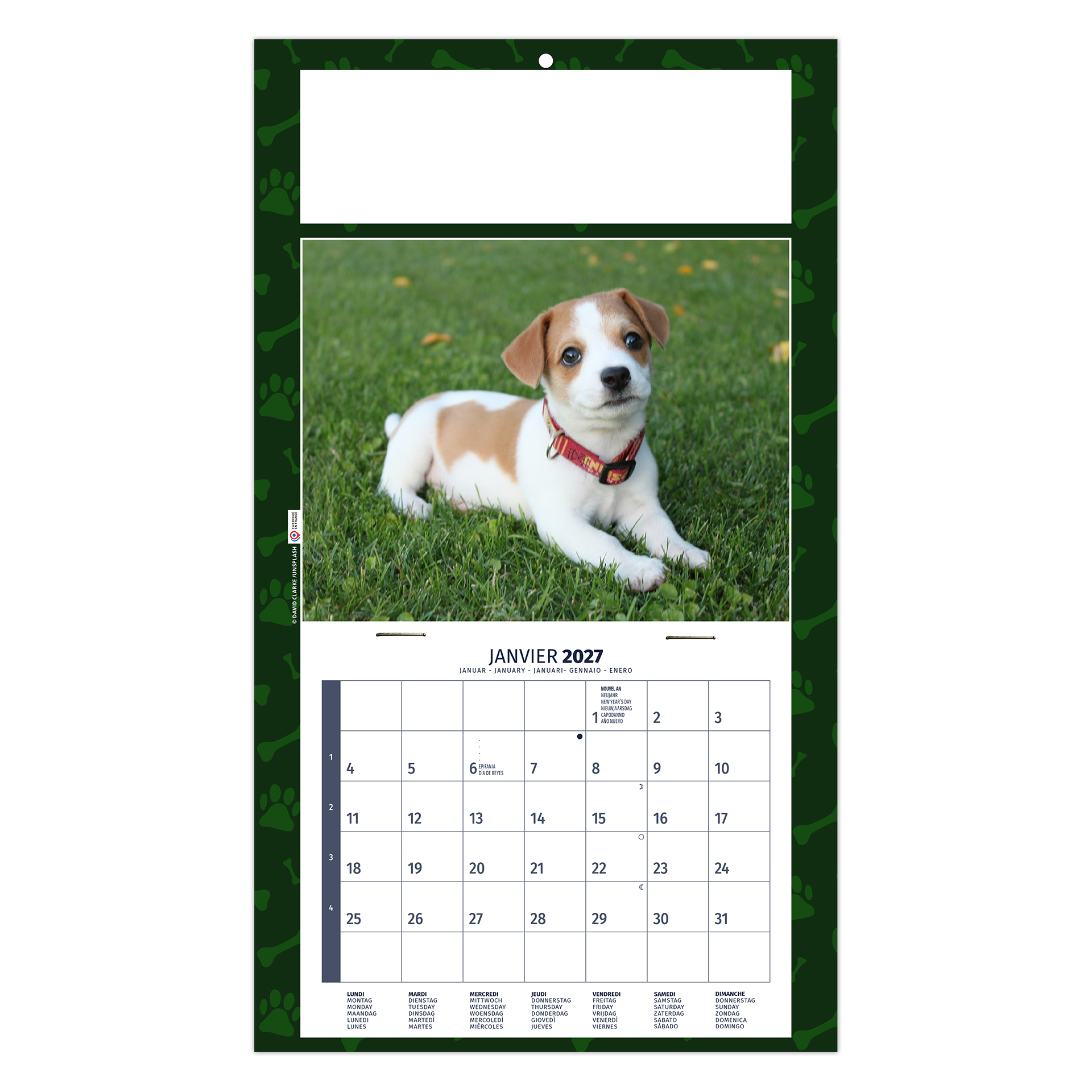Rex 2027 – Calendrier avec logo - vue 4