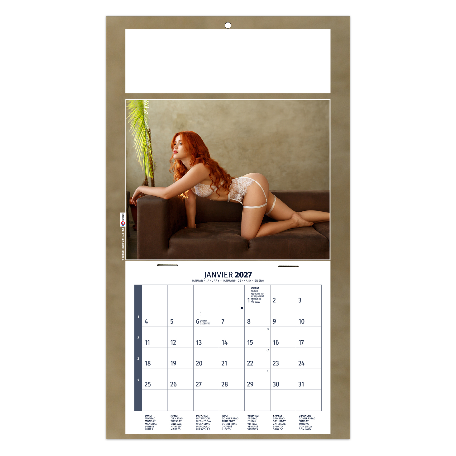 Sarah 2027 – Calendrier avec logo - vue 2