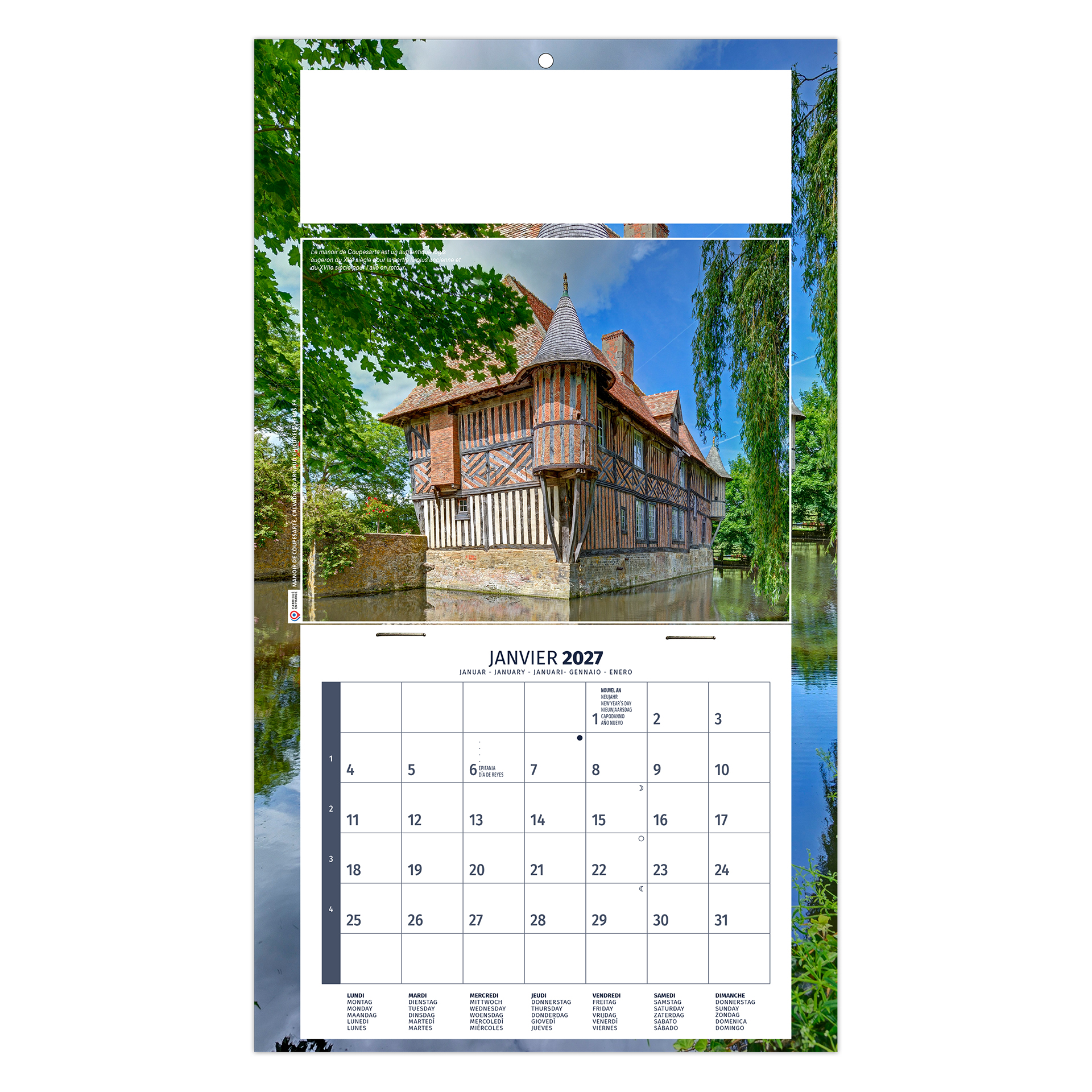 Stéphane 2027 – Calendrier avec logo - vue 2