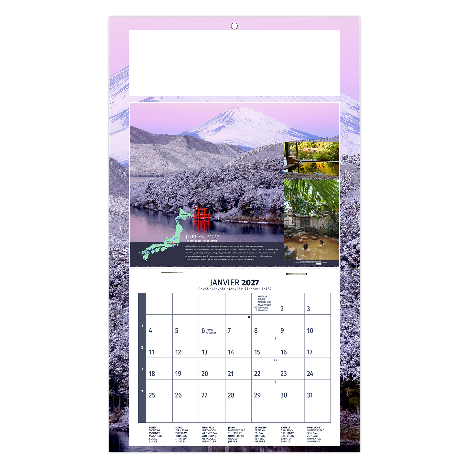 Léo 2027 – Calendrier avec logo