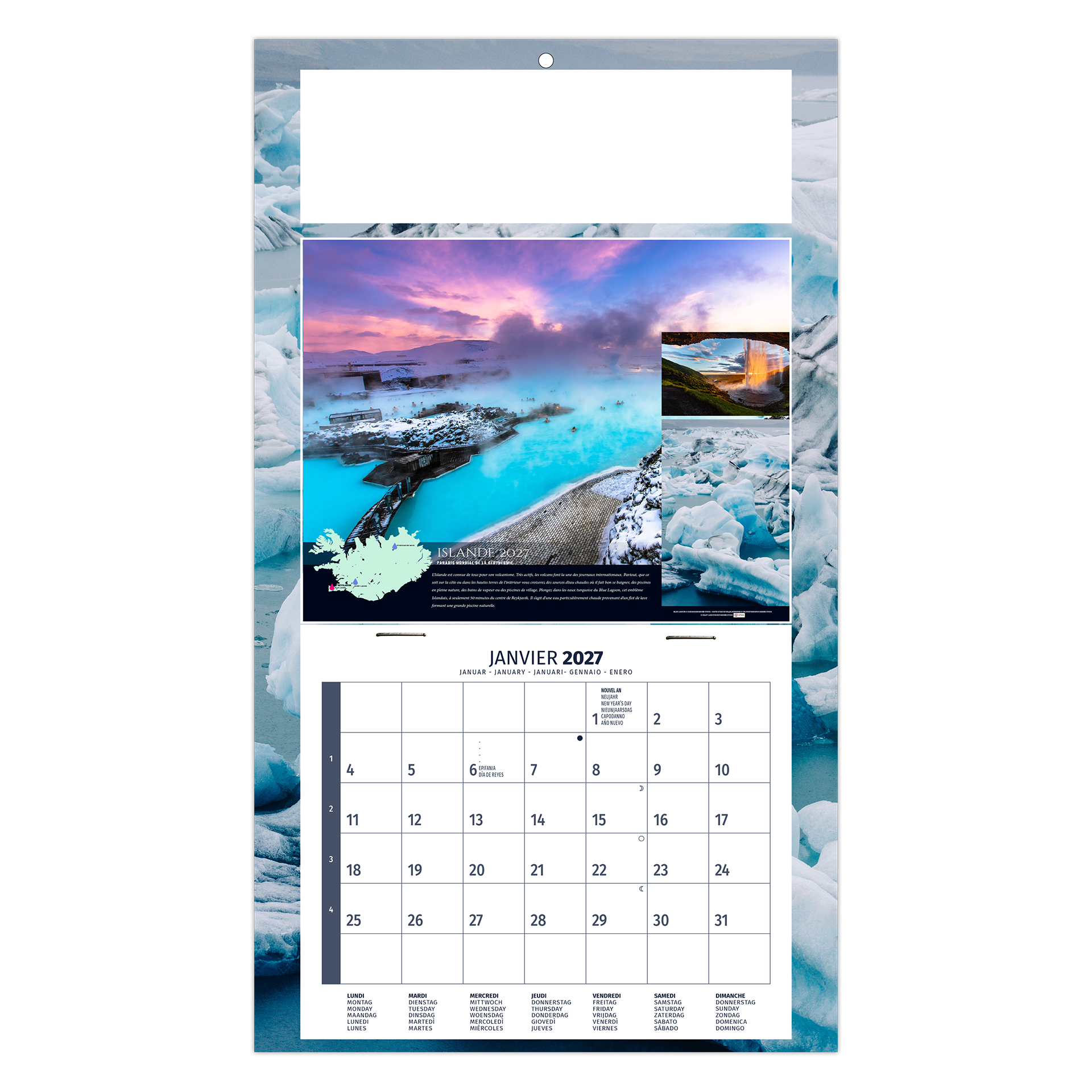 Léo 2027 – Calendrier avec logo - vue 3