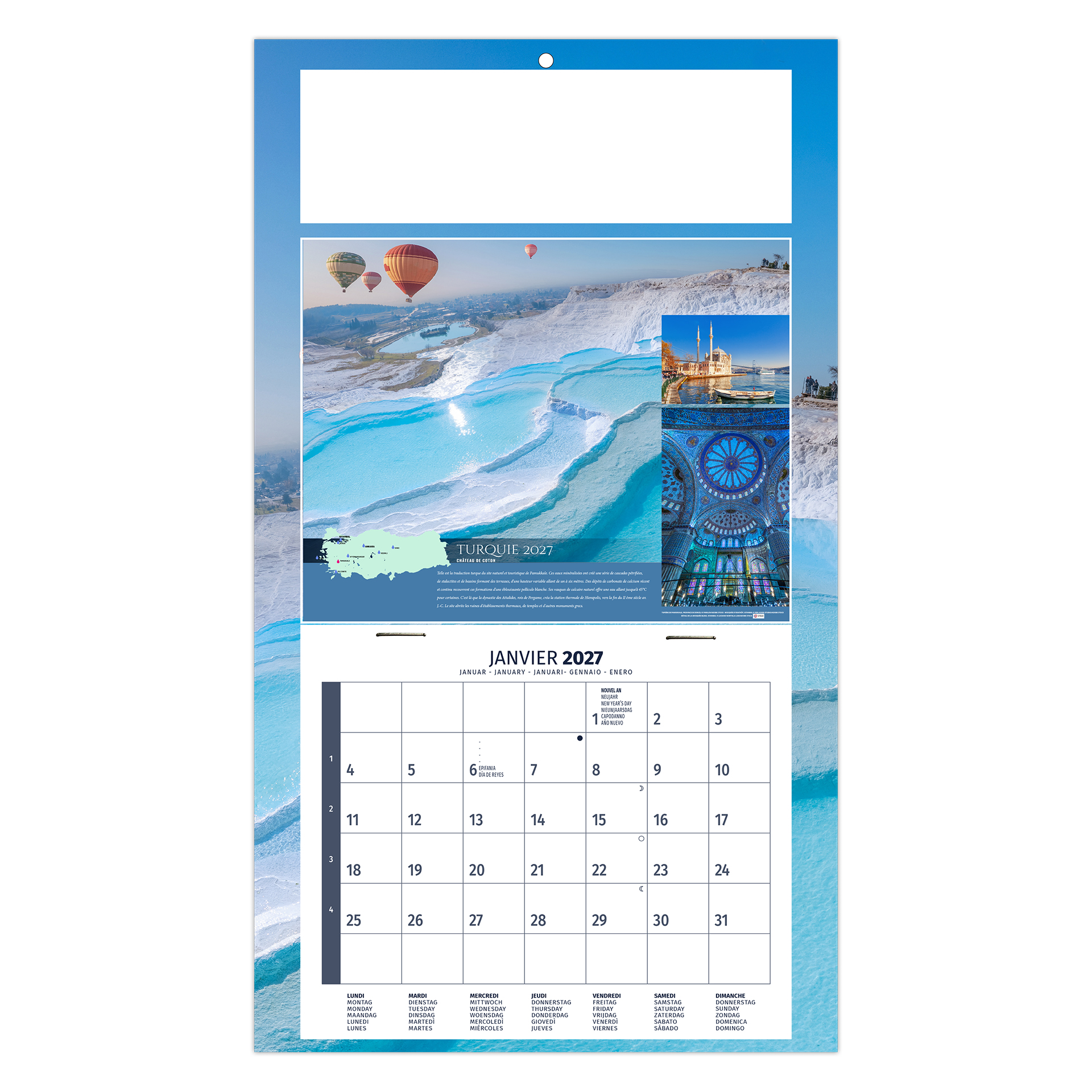 Léo 2027 – Calendrier avec logo - vue 4