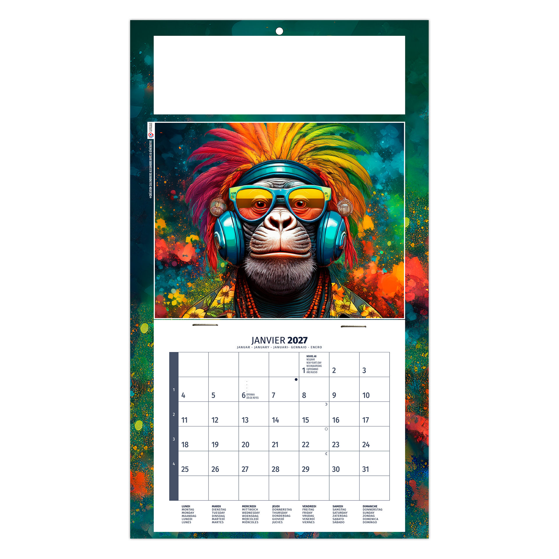 Tiphaine 2027 – Calendrier avec logo