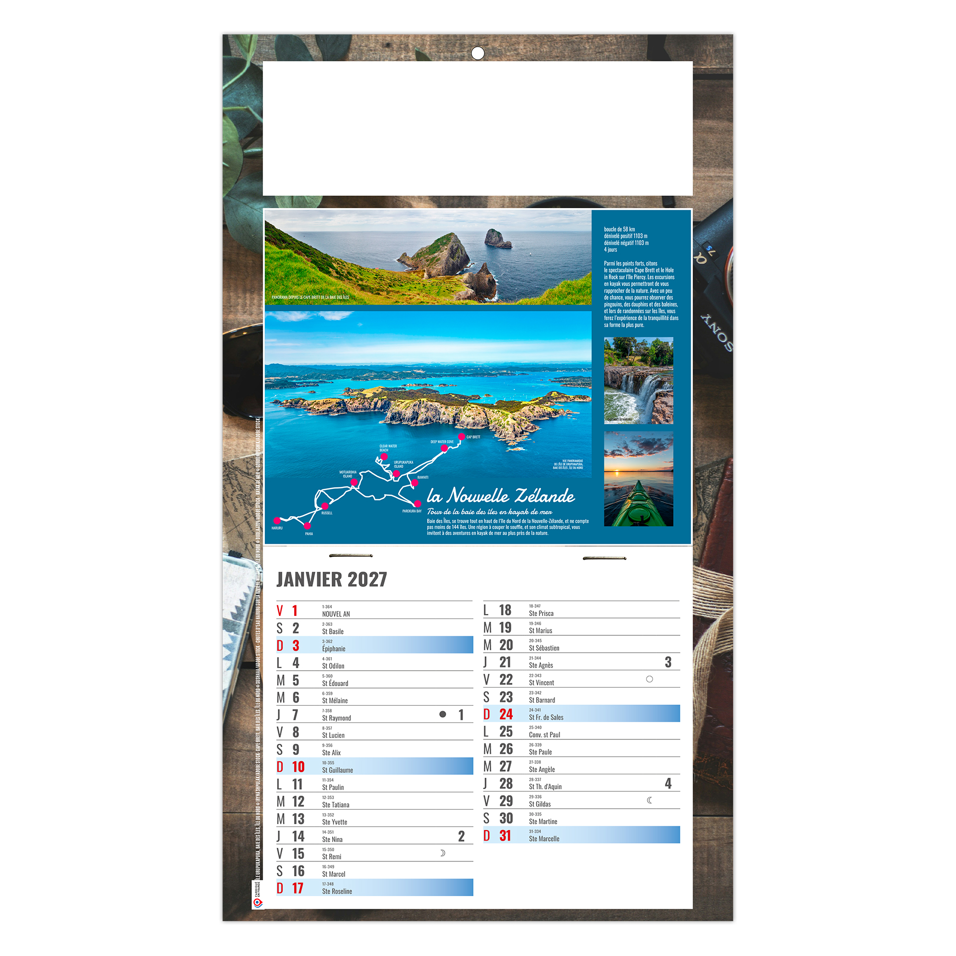 Tony 2027 – Calendrier avec logo - vue 3
