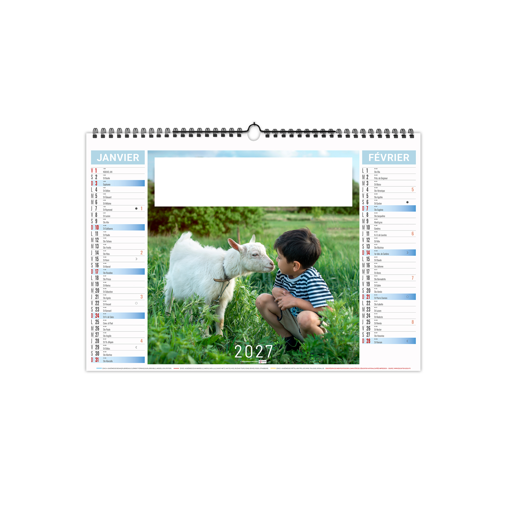 Copains 2027 – Calendrier avec logo - vue 2