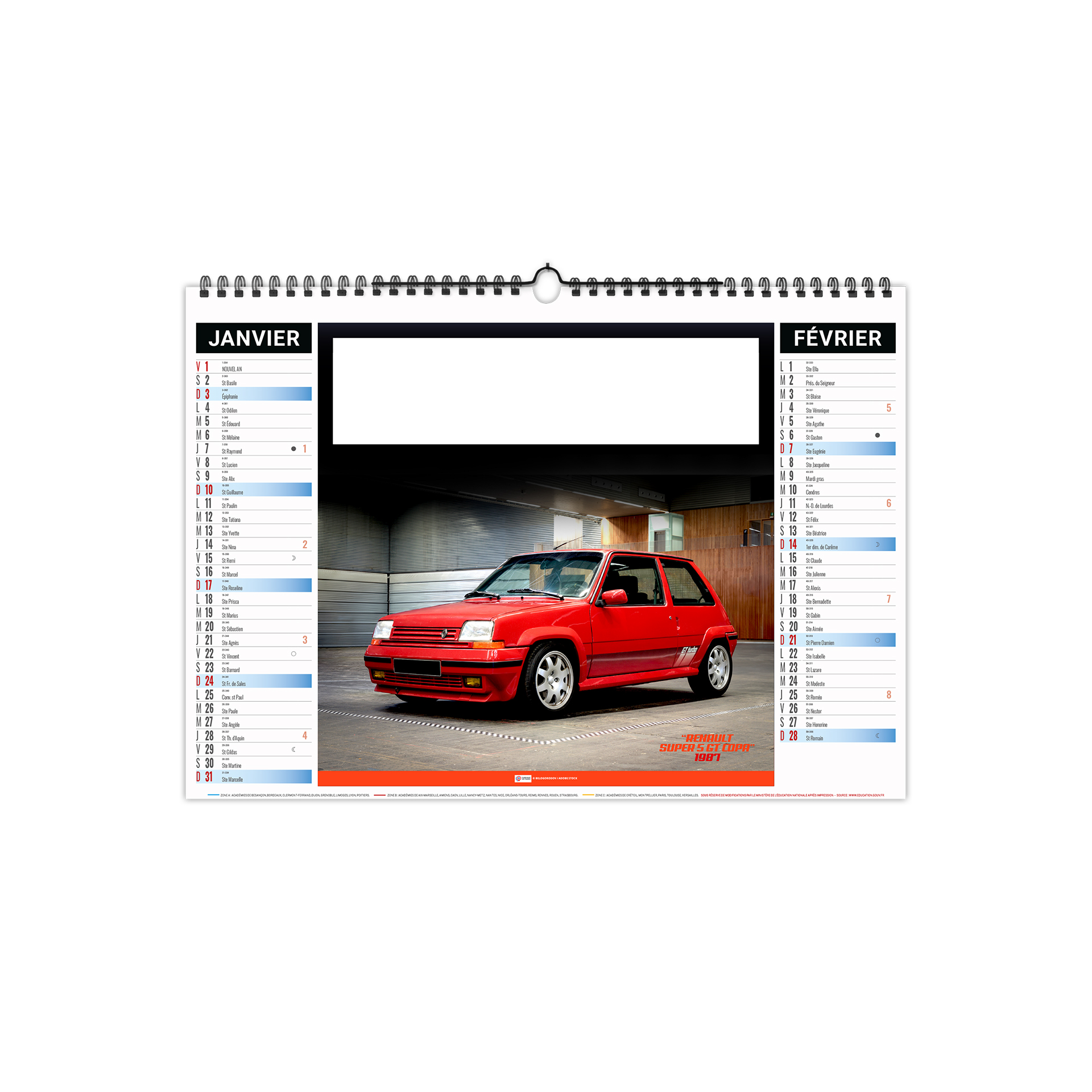 Moteur 2027 – Calendrier avec logo - vue 2