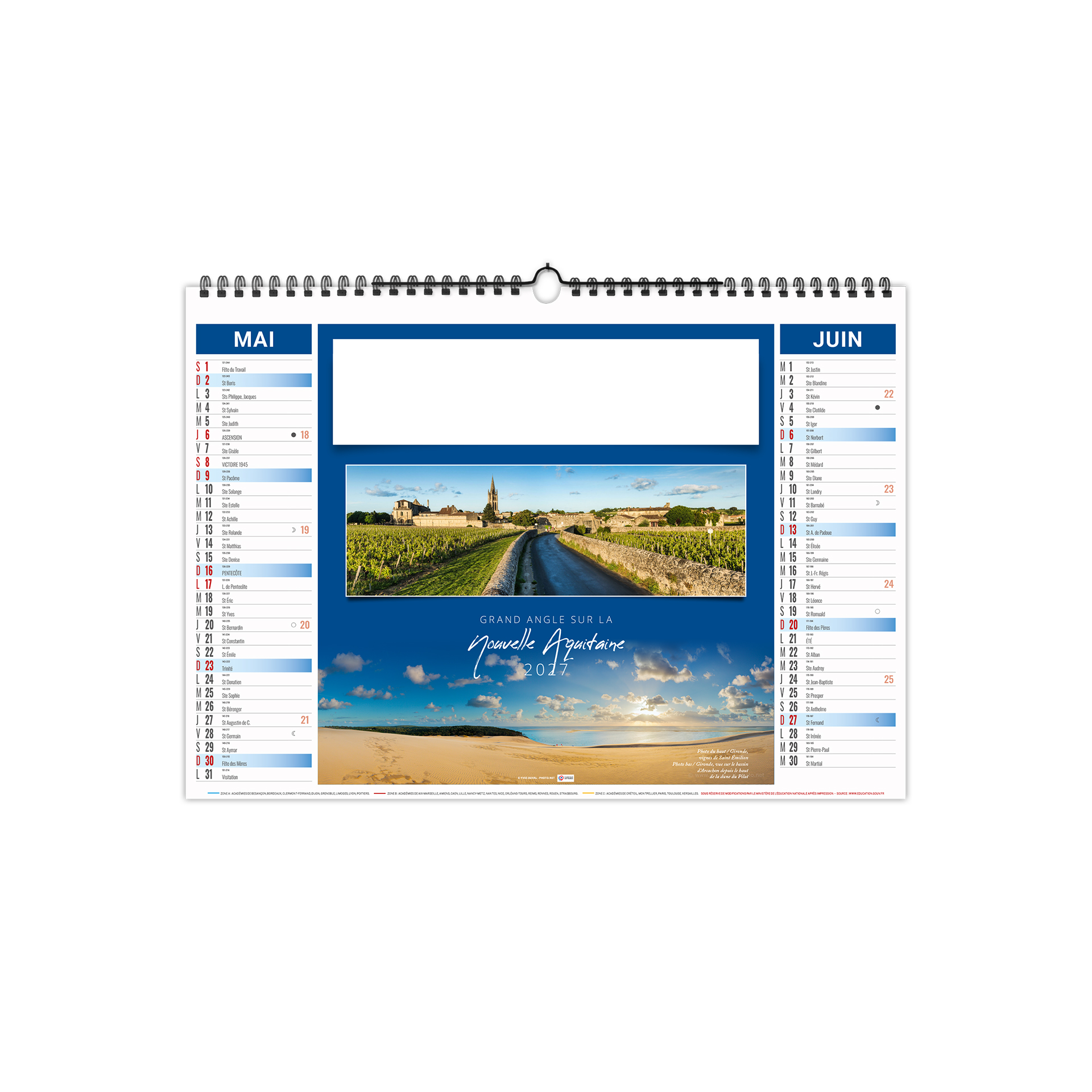 Panorama 2027 – Calendrier avec logo - vue 4