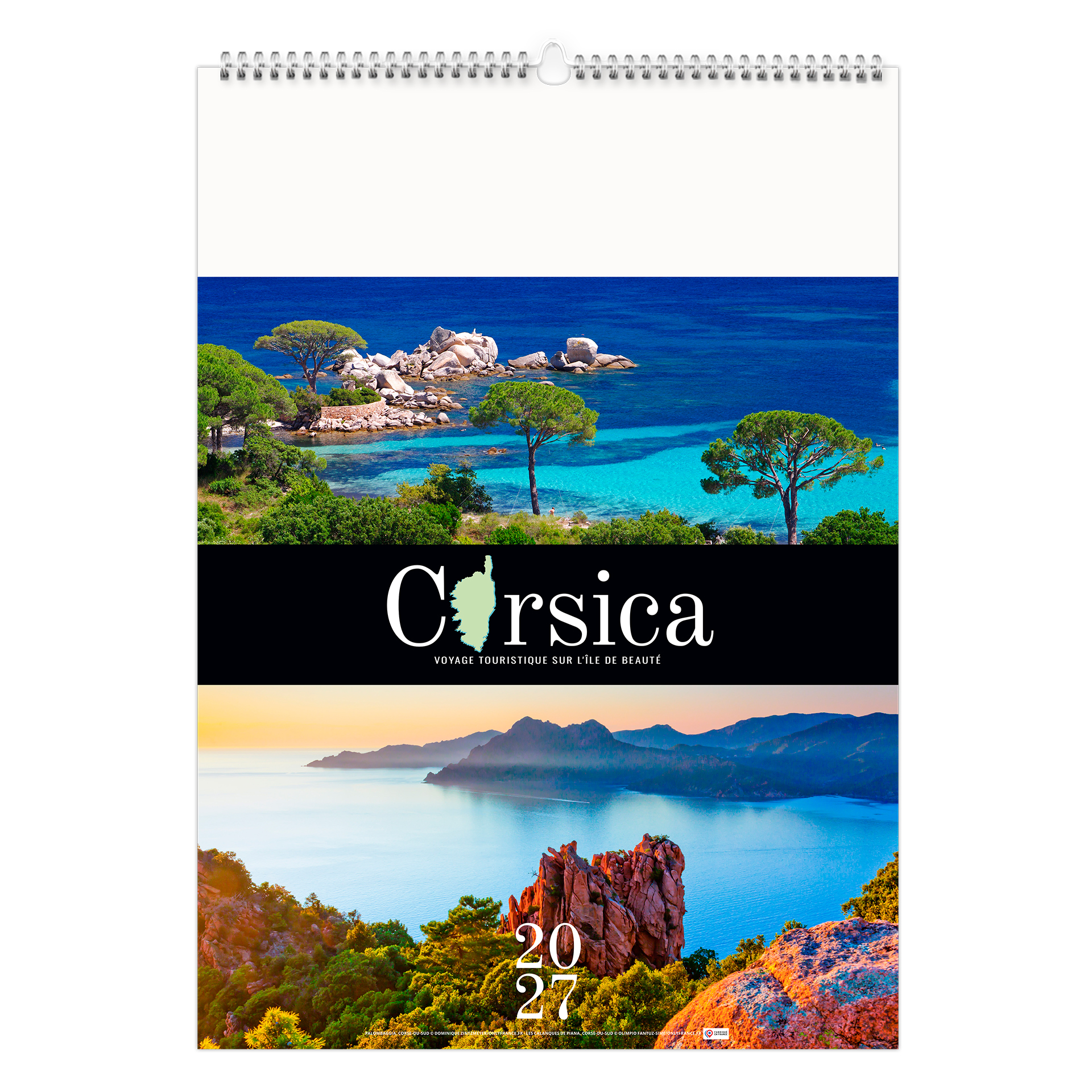 Corsica 2027 – Calendrier avec logo - vue 2