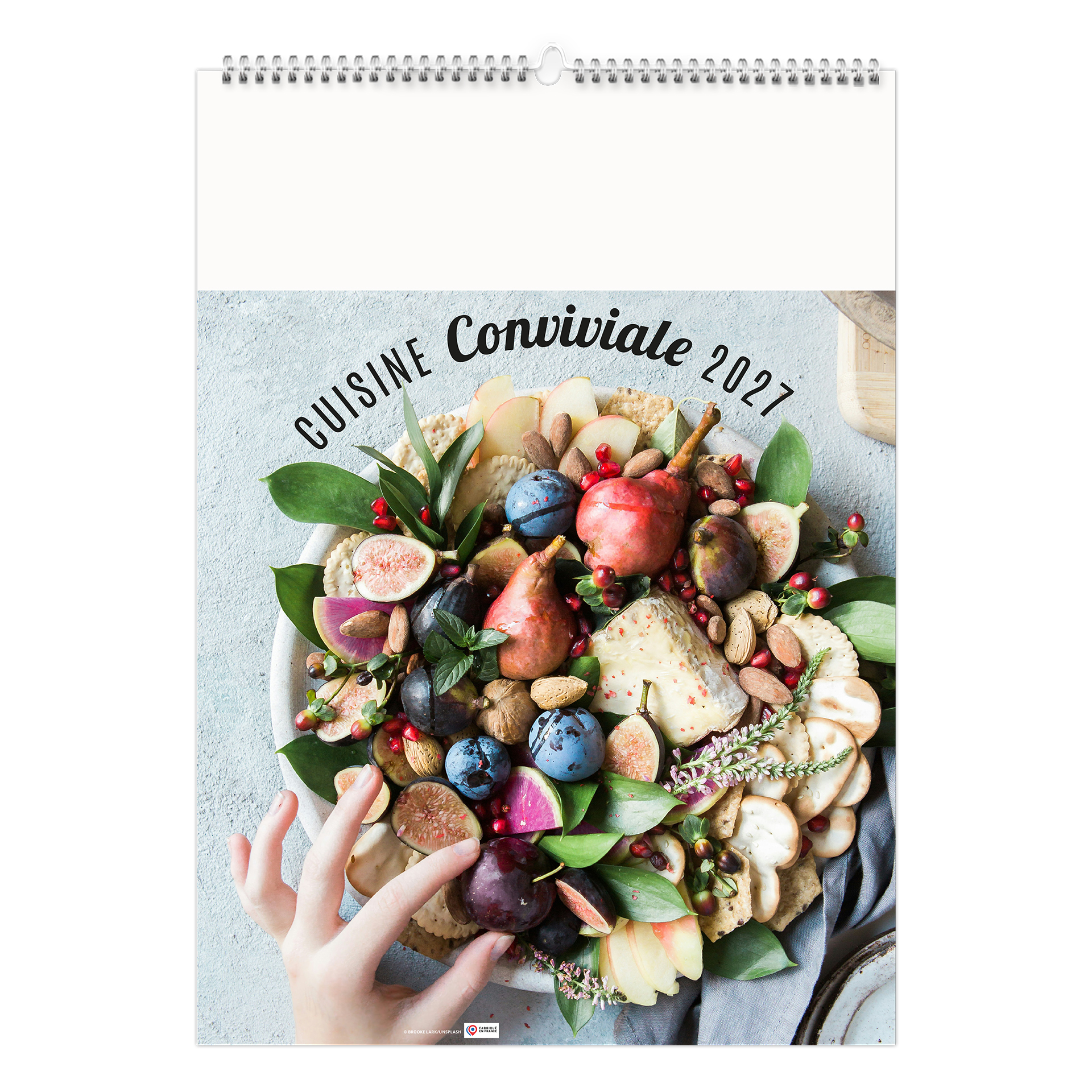 Cuisine conviviale 2027 – Calendrier avec logo - vue 2